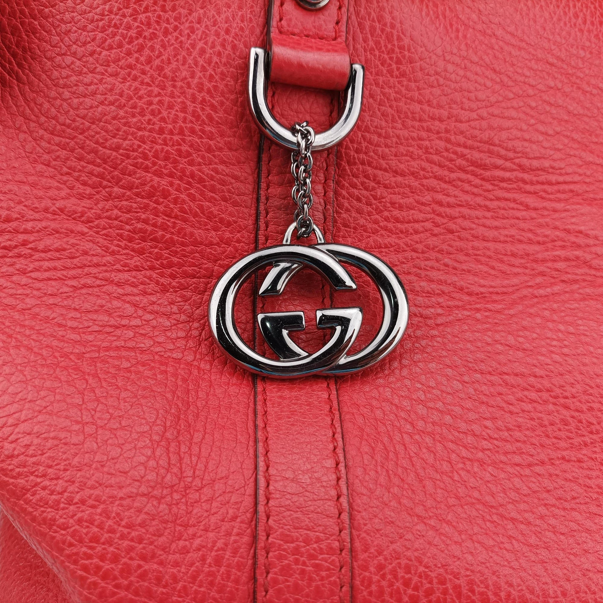 charm dome Red Leather 341503 G016658861チャーム ドーム レッド レザー 341503 G016658861