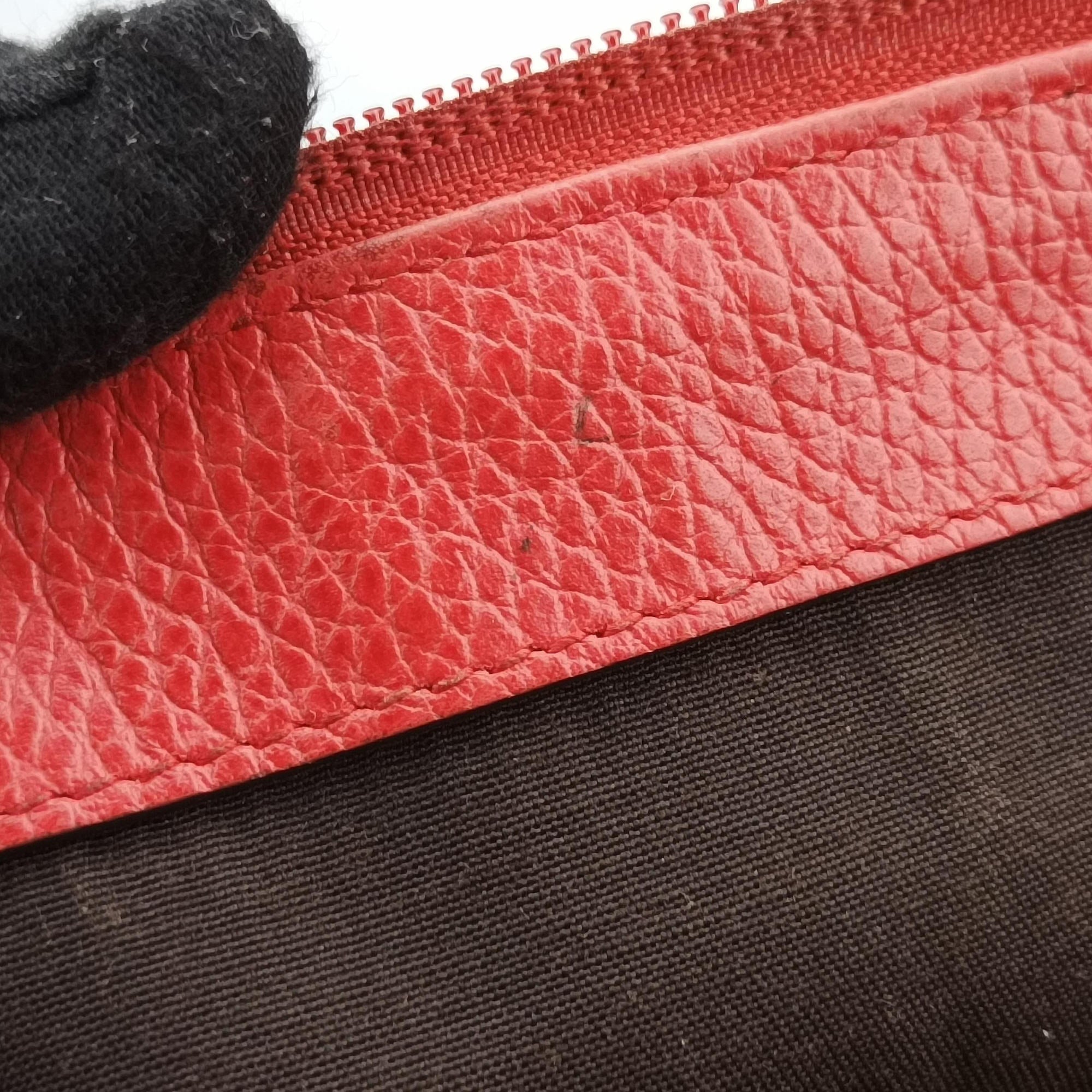 charm dome Red Leather 341503 G016658861チャーム ドーム レッド レザー 341503 G016658861