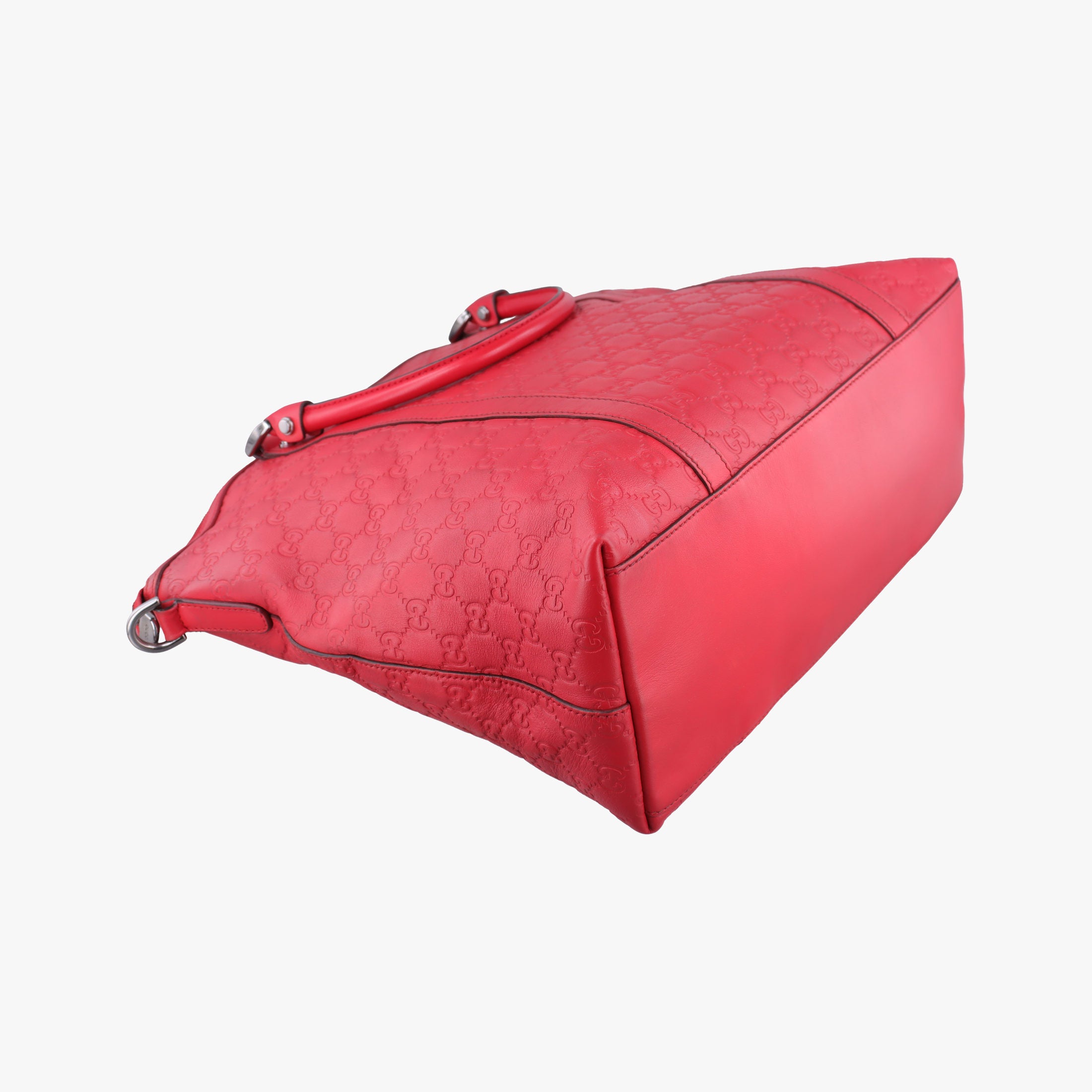GG Charm Top Handle Red Leather 339551 G019638718GGチャーム トップ ハンドル レッド レザー 339551 G019638718