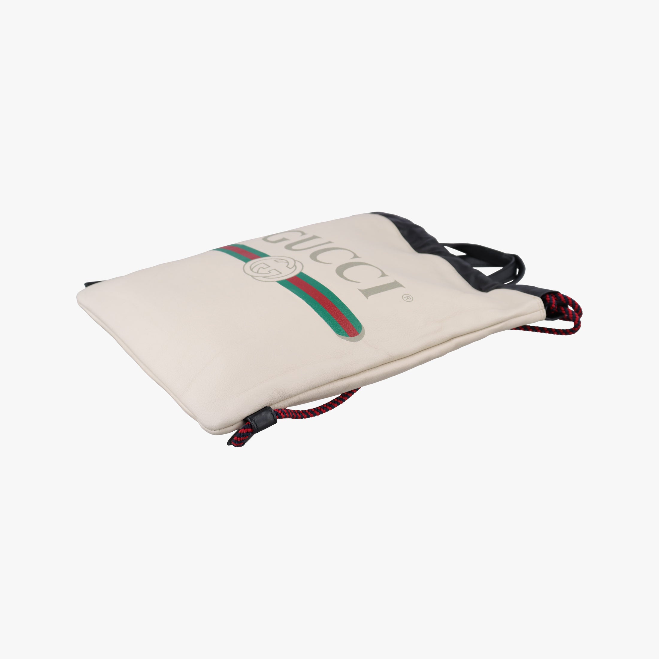 Gucci print White Leather 523586 I024981344グッチプリント ホワイト レザー 523586 I024981344