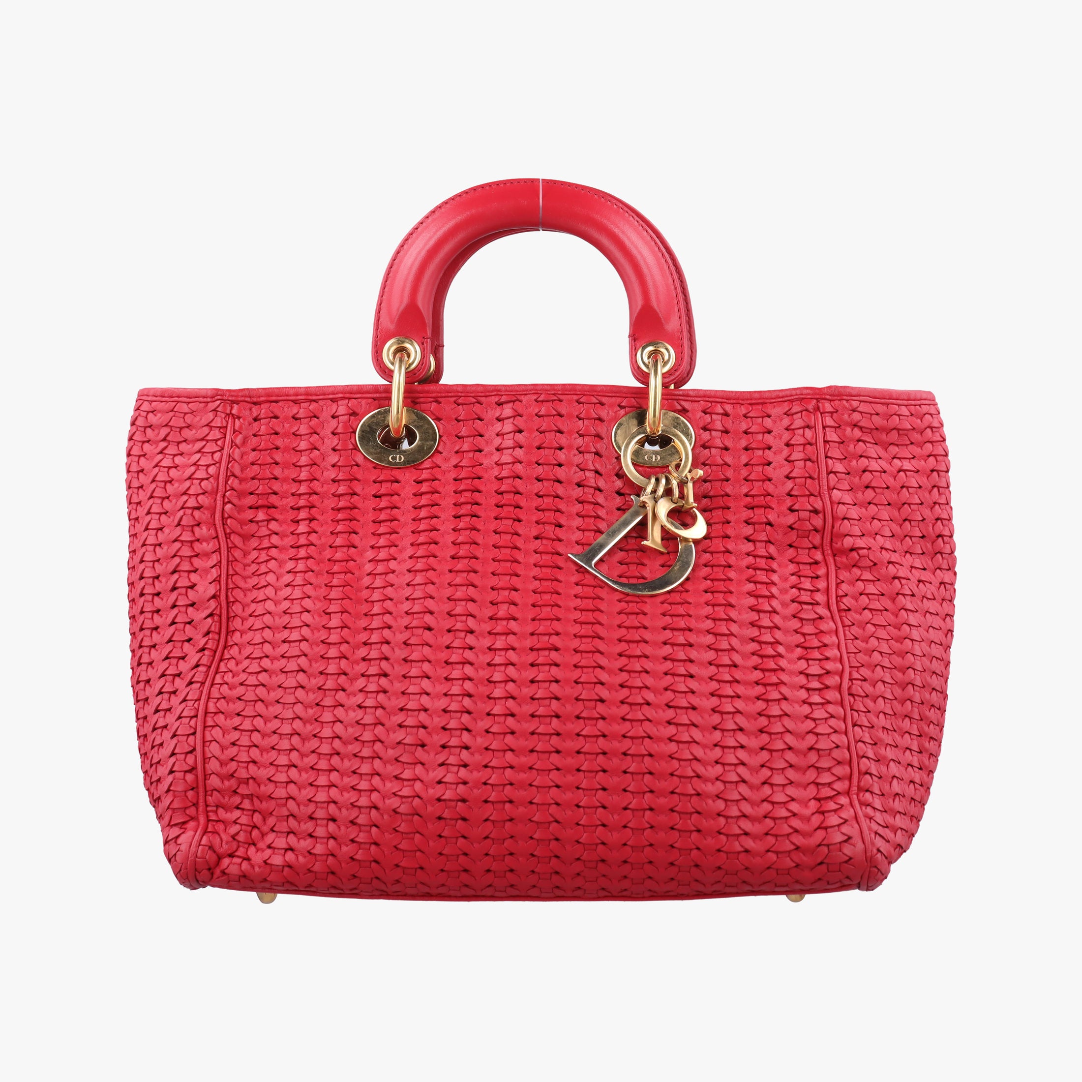 Soft Lady Dior Red lambskin 168-BM-0028ソフト レディディオール レッド ラムスキン 168-BM-0028