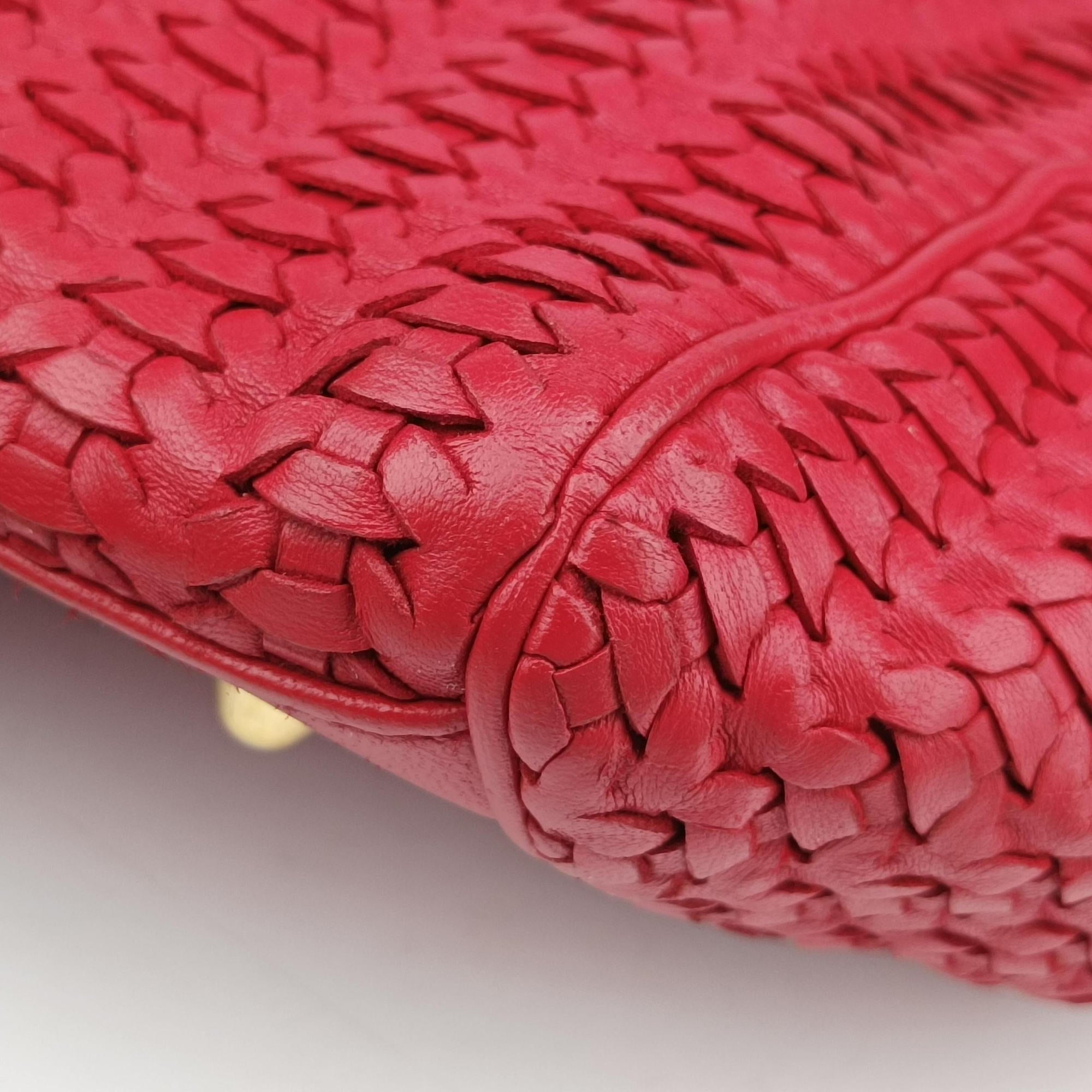 Soft Lady Dior Red lambskin 168-BM-0028ソフト レディディオール レッド ラムスキン 168-BM-0028