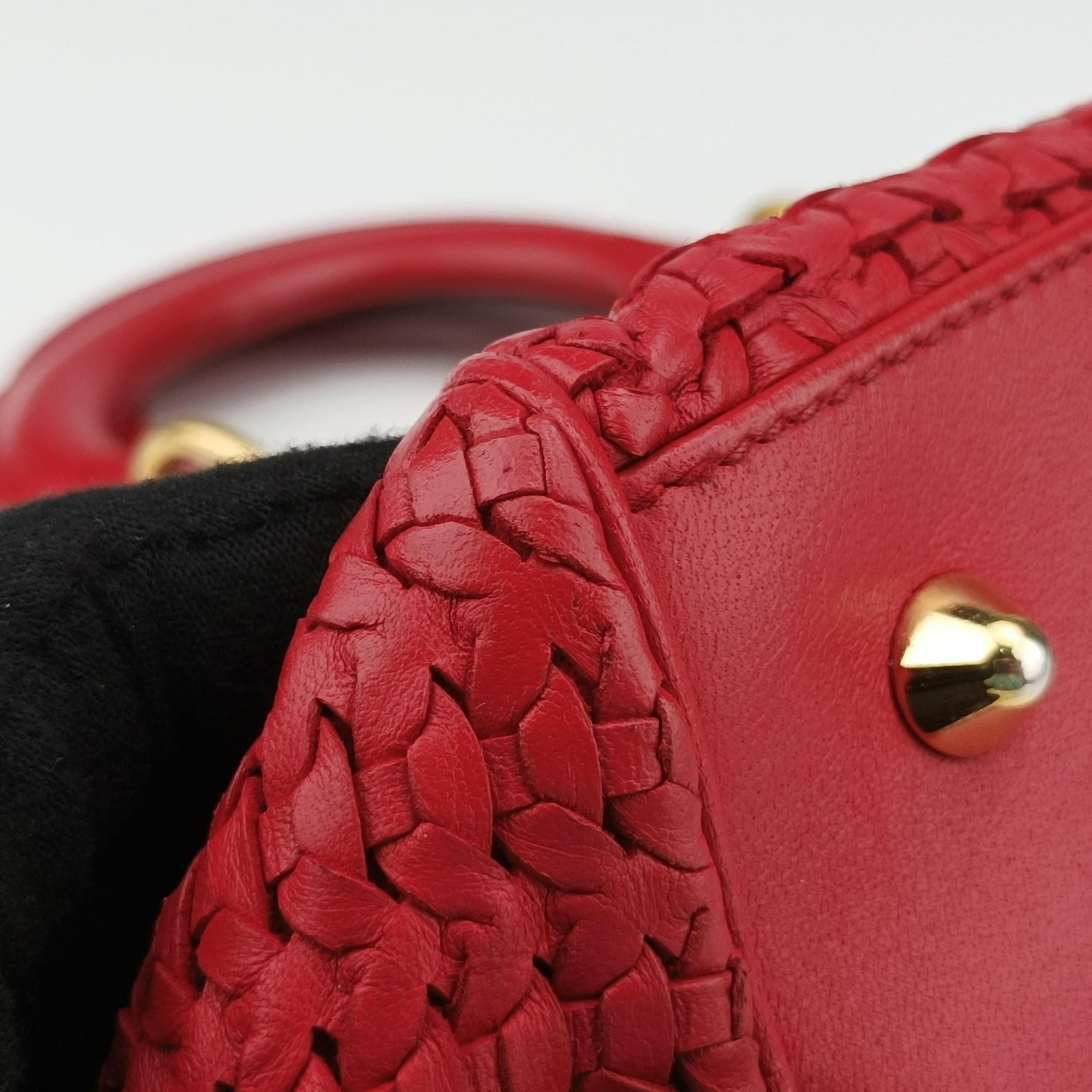 Soft Lady Dior Red lambskin 168-BM-0028ソフト レディディオール レッド ラムスキン 168-BM-0028