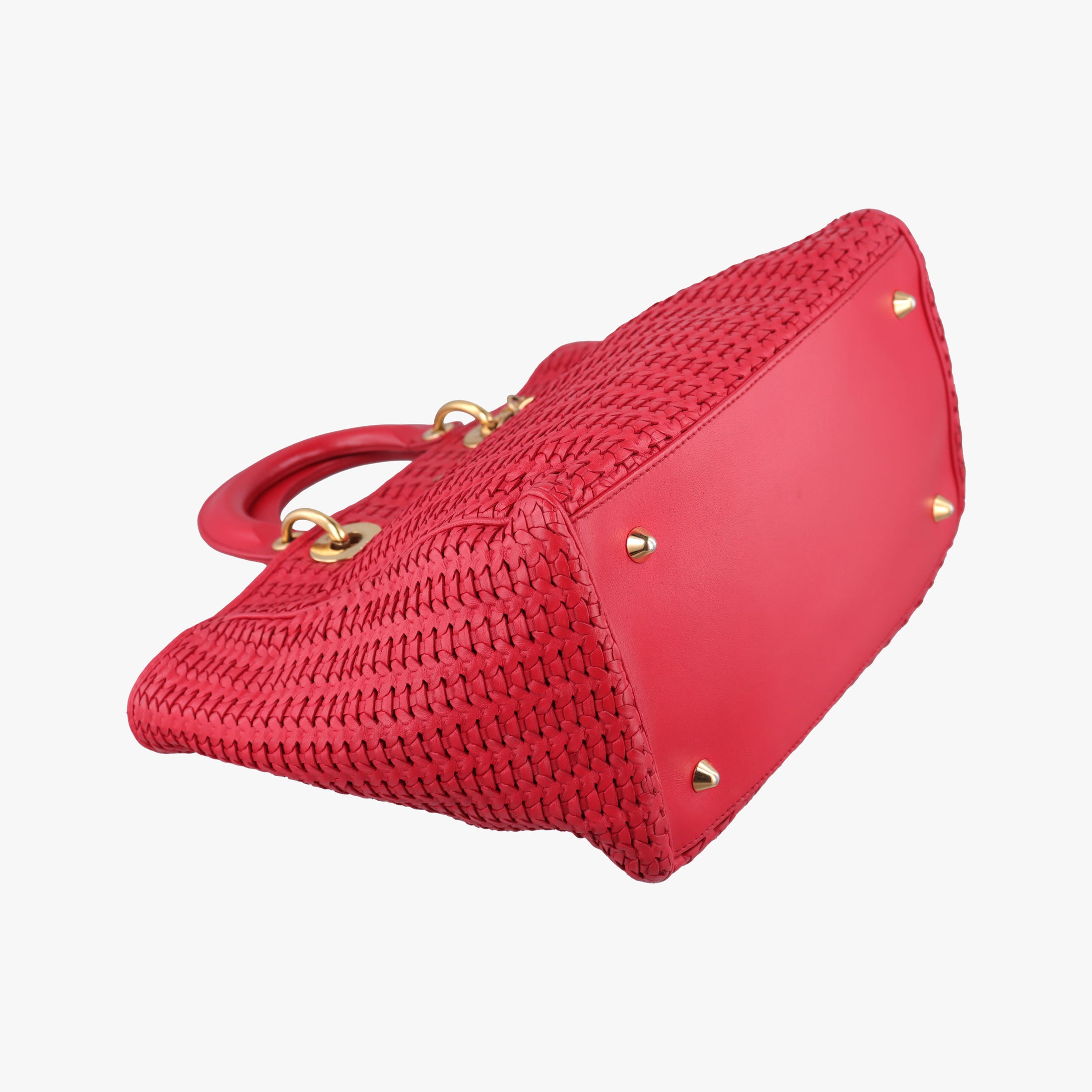 Soft Lady Dior Red lambskin 168-BM-0028ソフト レディディオール レッド ラムスキン 168-BM-0028