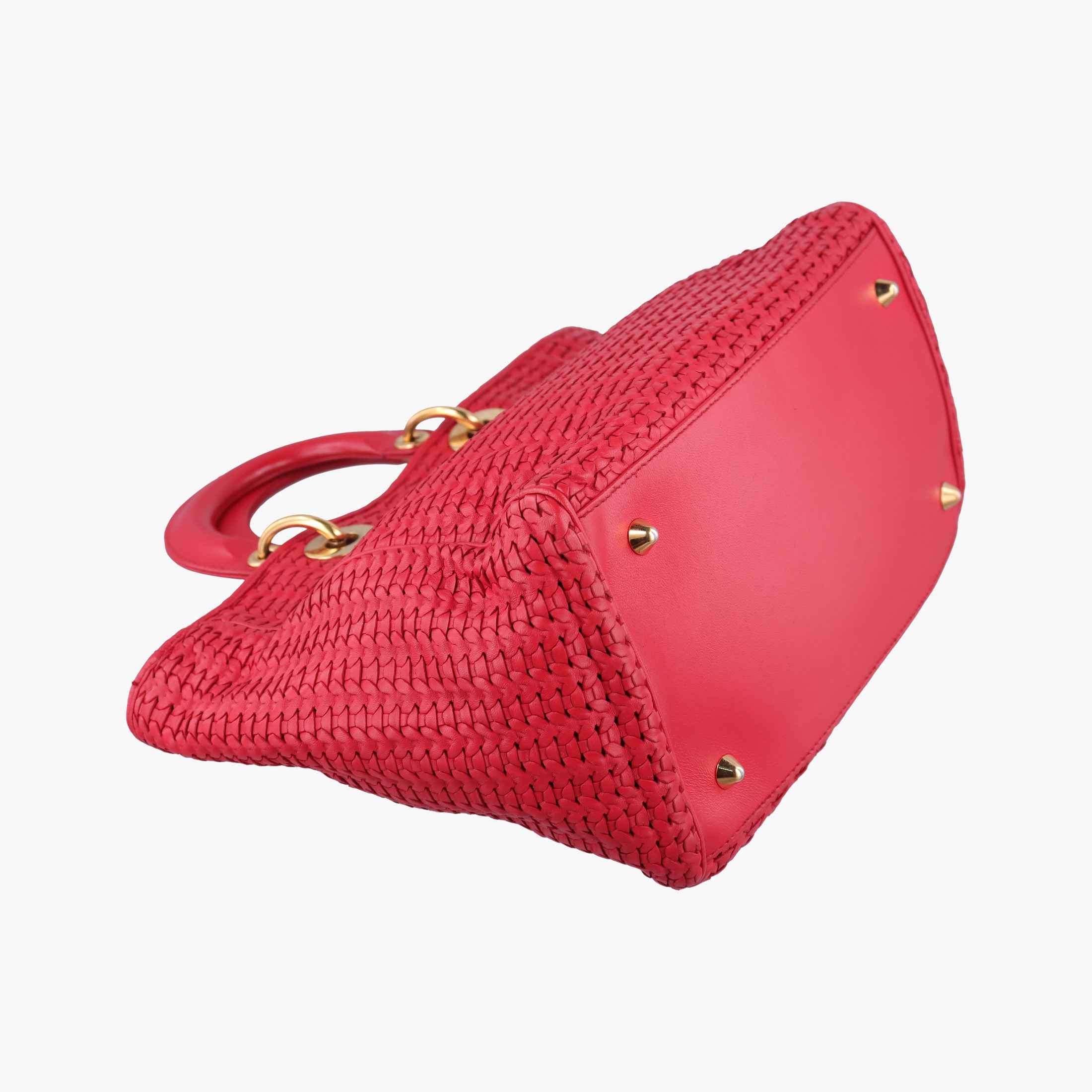 Soft Lady Dior Red lambskin 168-BM-0028ソフト レディディオール レッド ラムスキン 168-BM-0028