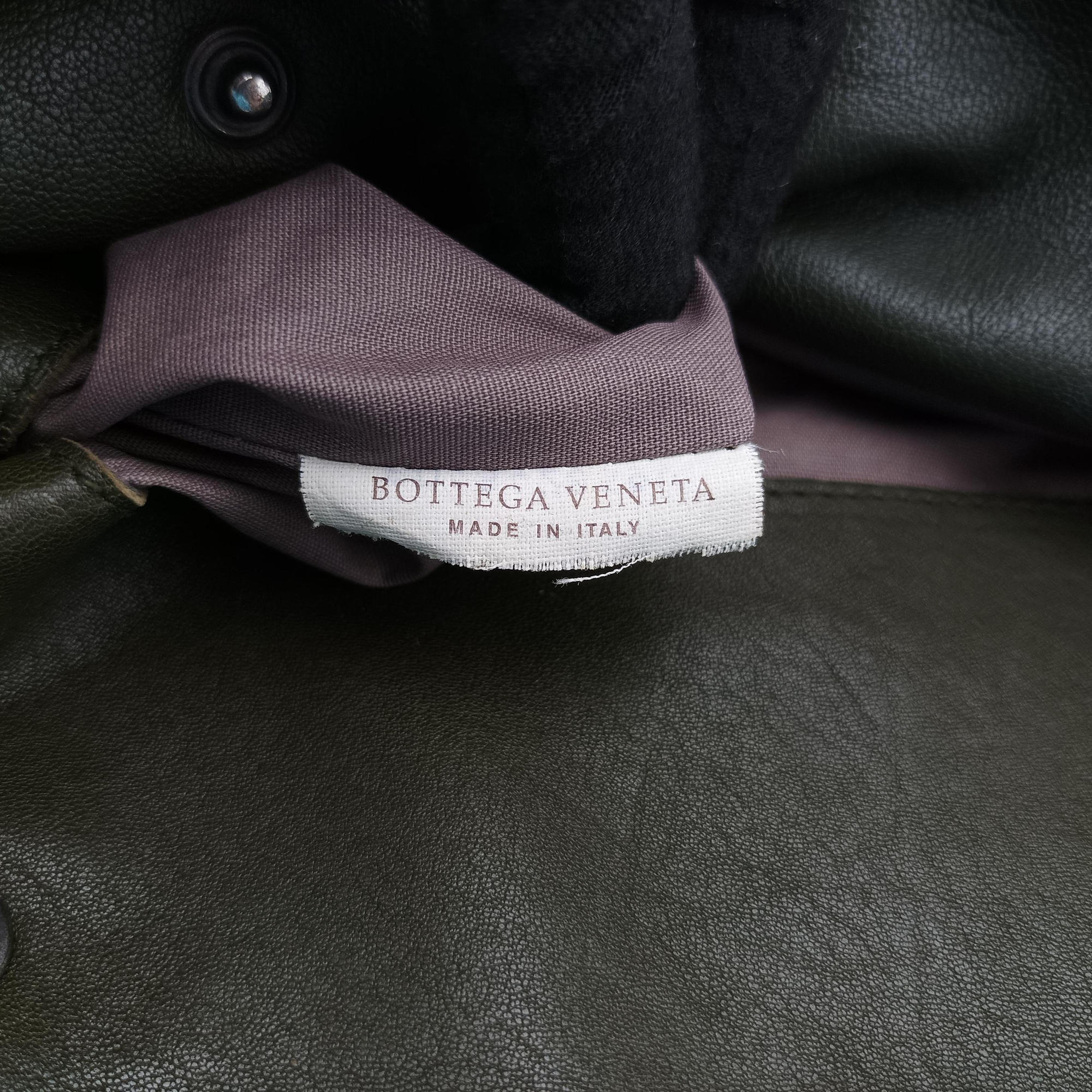 Intrecciato Green lambskin B04842859Vイントレチャート グリーン ラムスキン B04842859V