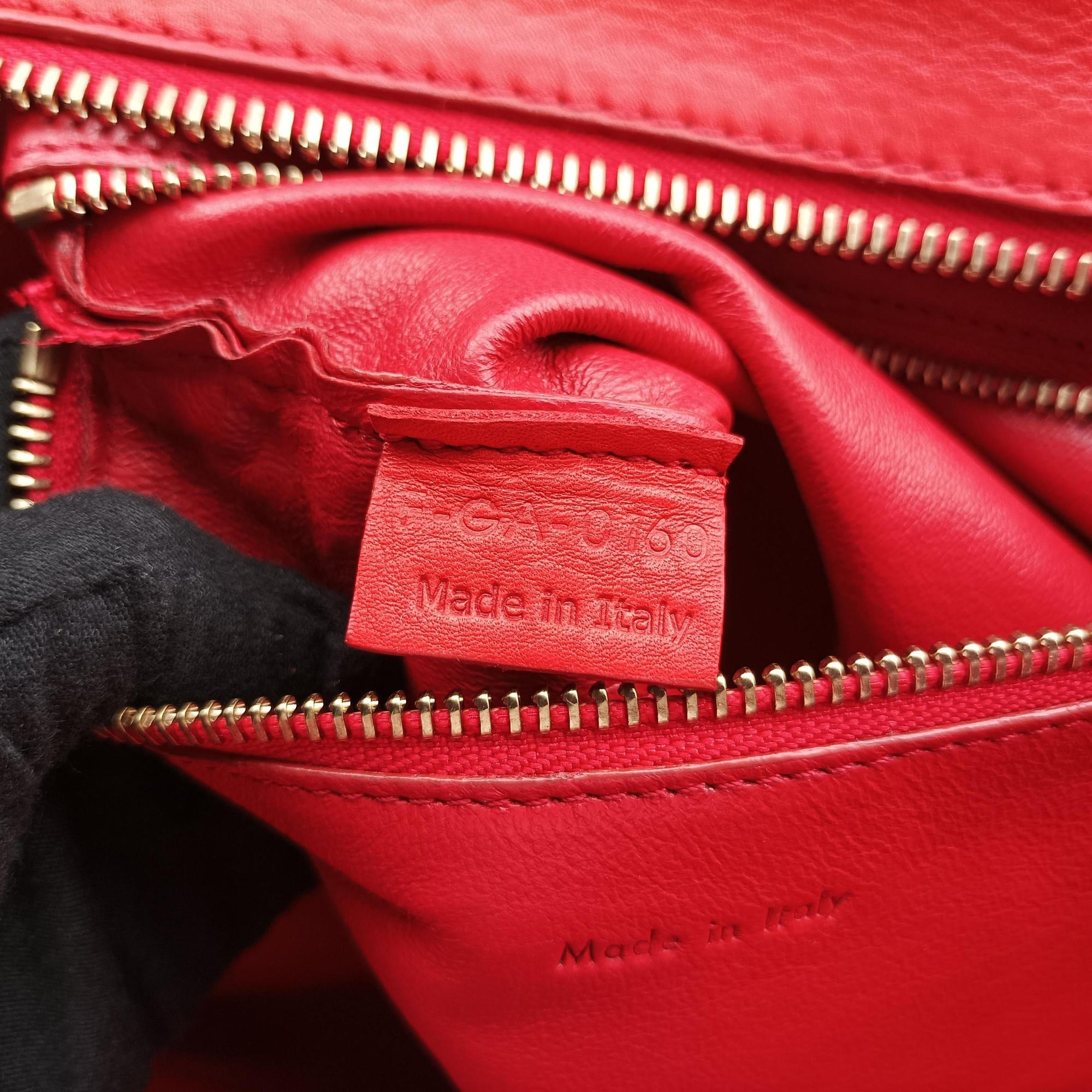 Luggage Mini Shopper Red Leather F-GA-0160ラゲージミニショッパー レッド レザー F-GA-0160