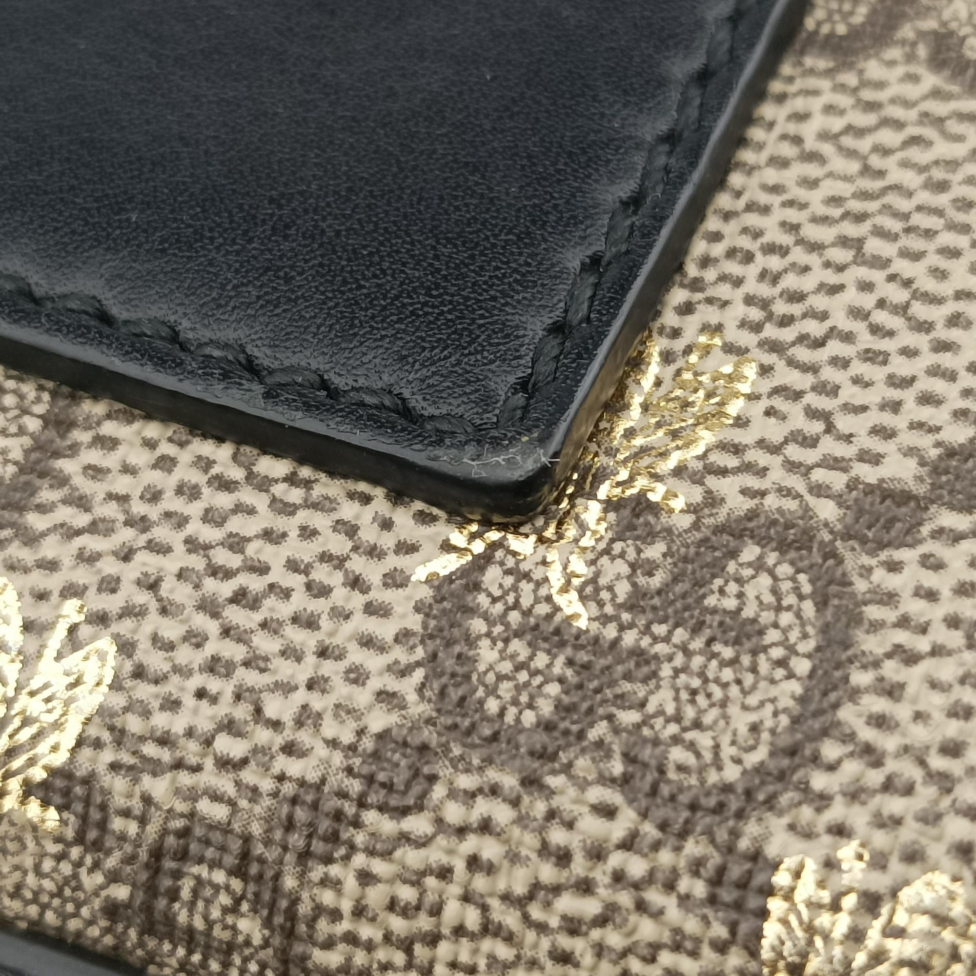 Padlock Brown PVC coated canvas 409487 F023573864パドロック ブラウン PVCコーティングキャンバス 409487 F023573864
