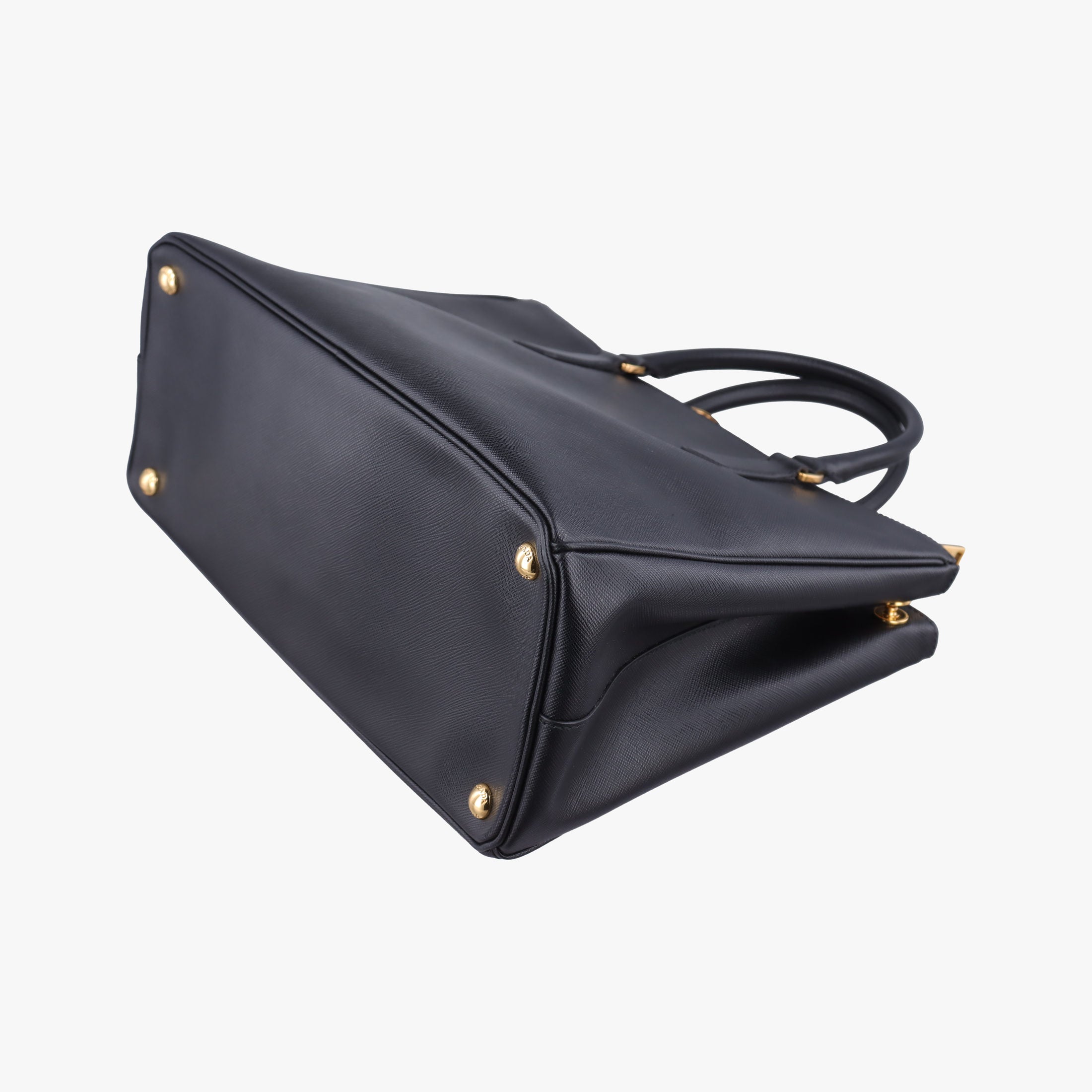 Galleria Black SAFFIANO Leather 1BA274 25ガレリア ブラック サフィアーノレザー 1BA274 25