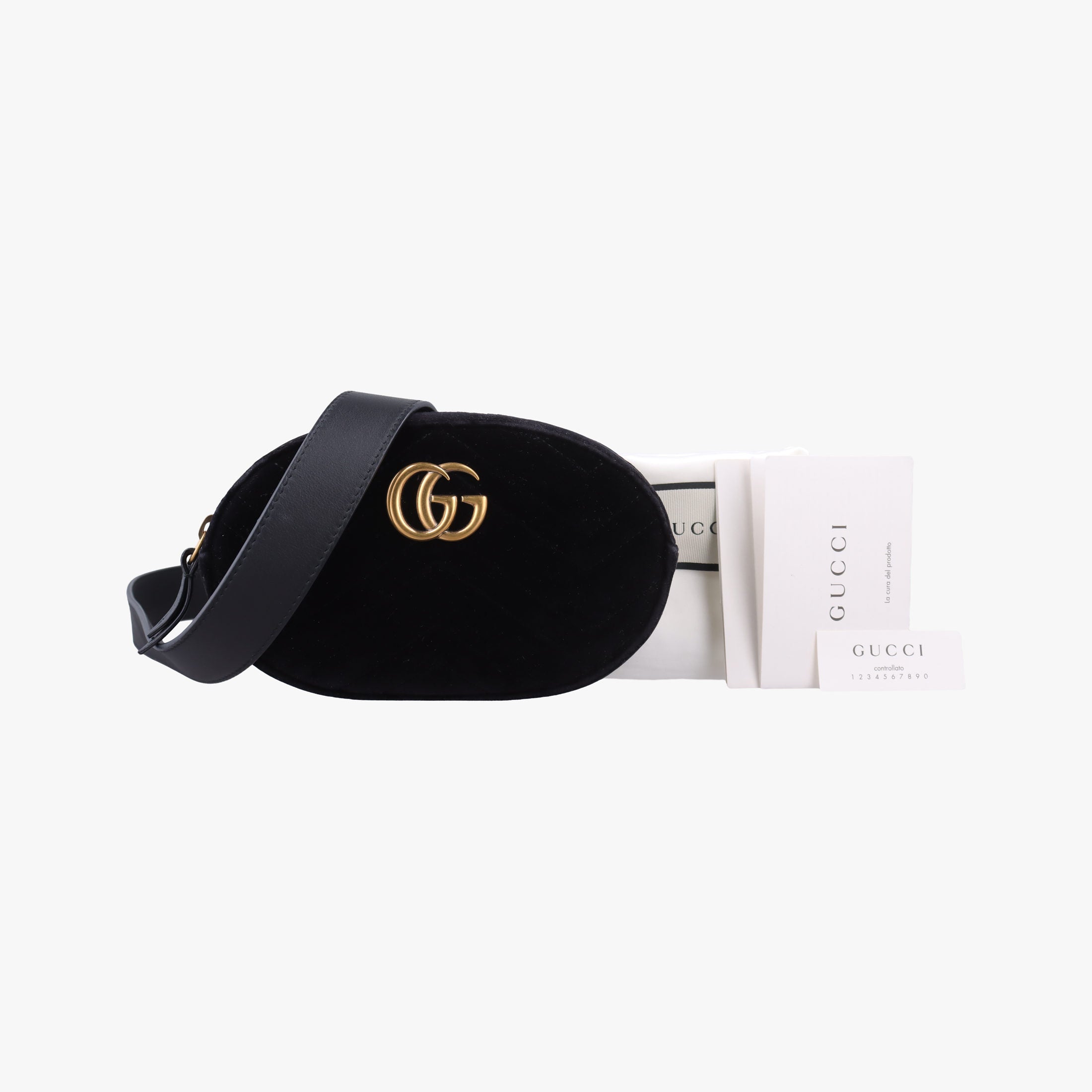 GG Marmont Black velour 476434 D025135970GGマーモント ブラック ベロア 476434 D025135970