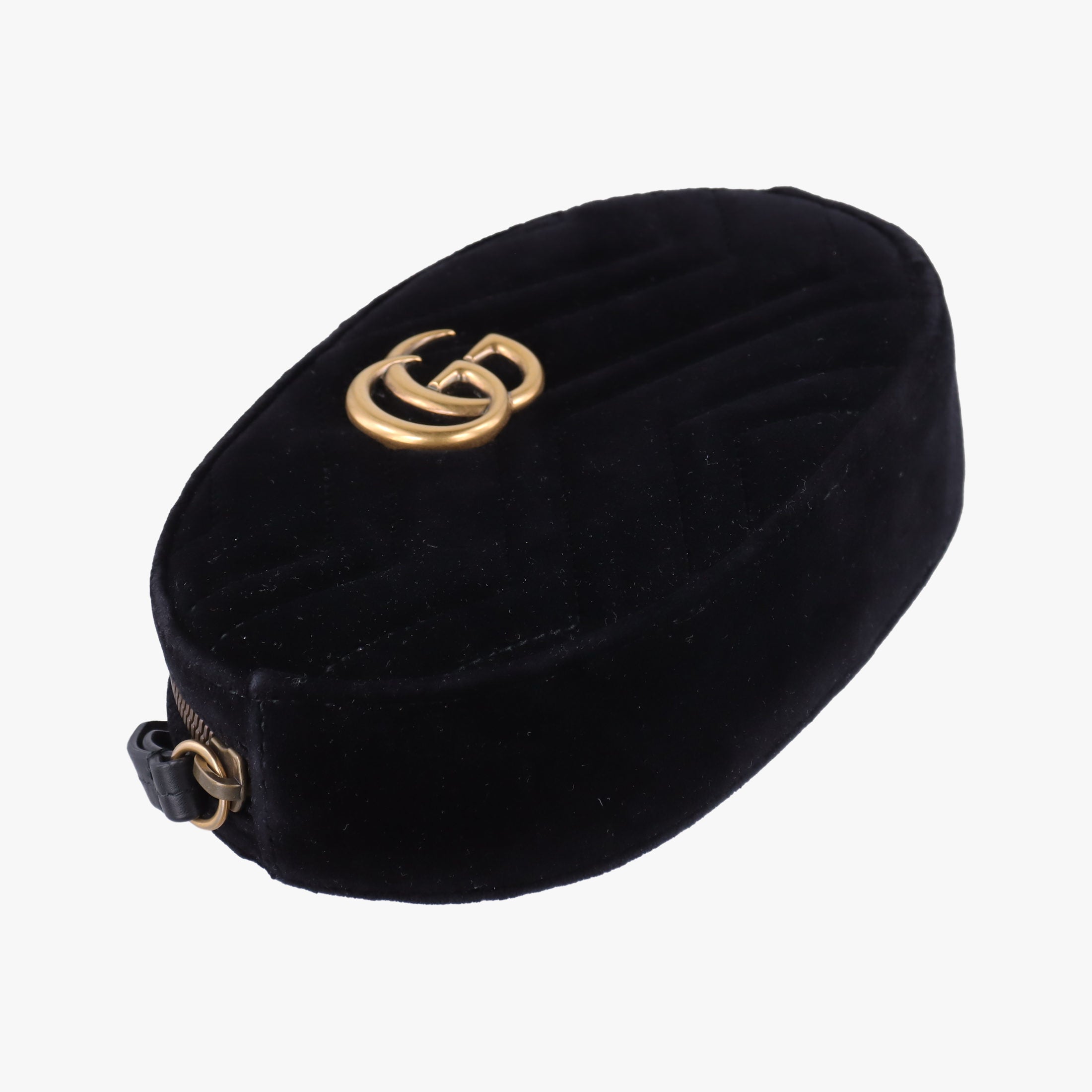 GG Marmont Black velour 476434 D025135970GGマーモント ブラック ベロア 476434 D025135970
