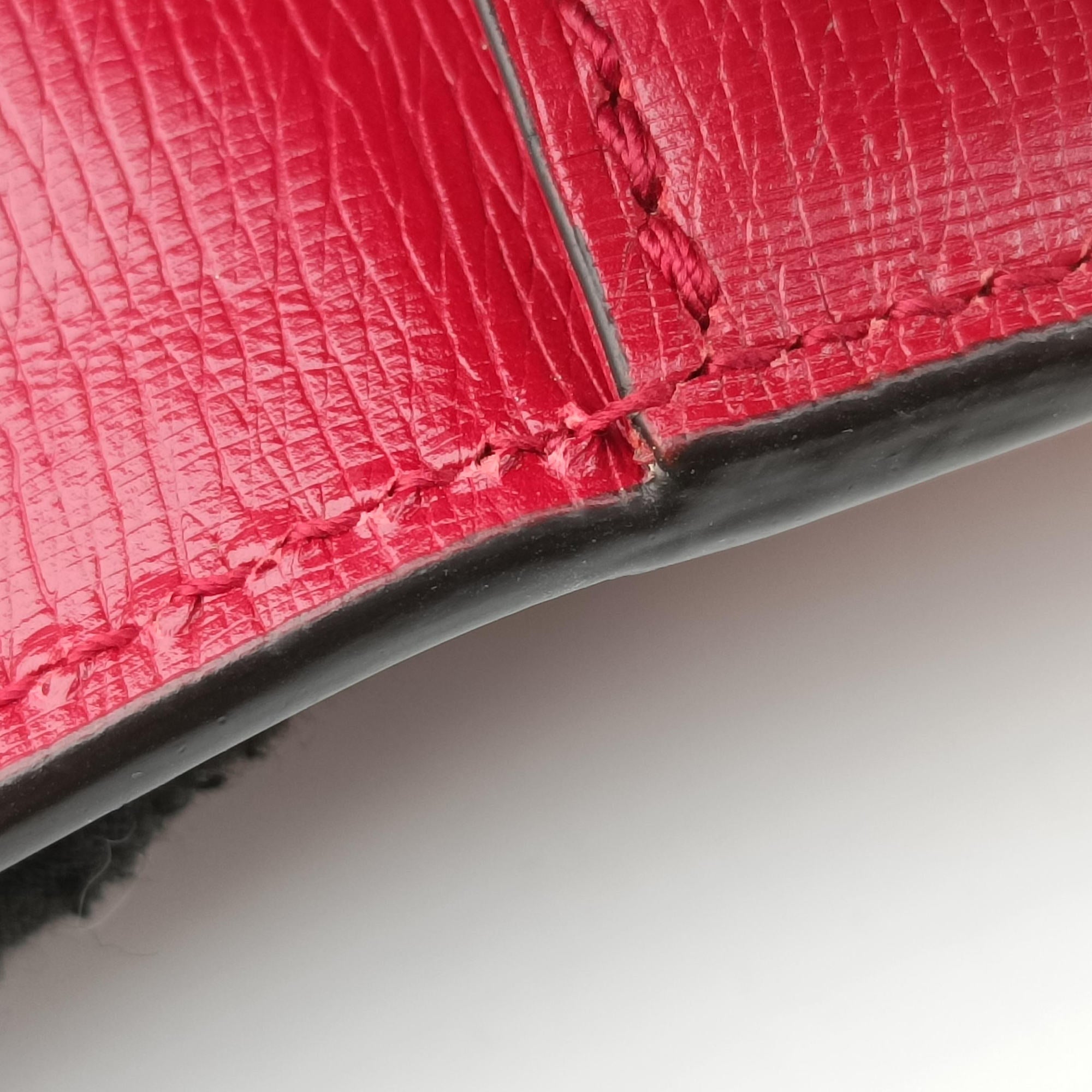 Sylvie red×Multicolour Leather 524405 E031296448シルヴィ レッド×マルチカラー レザー 524405 E031296448