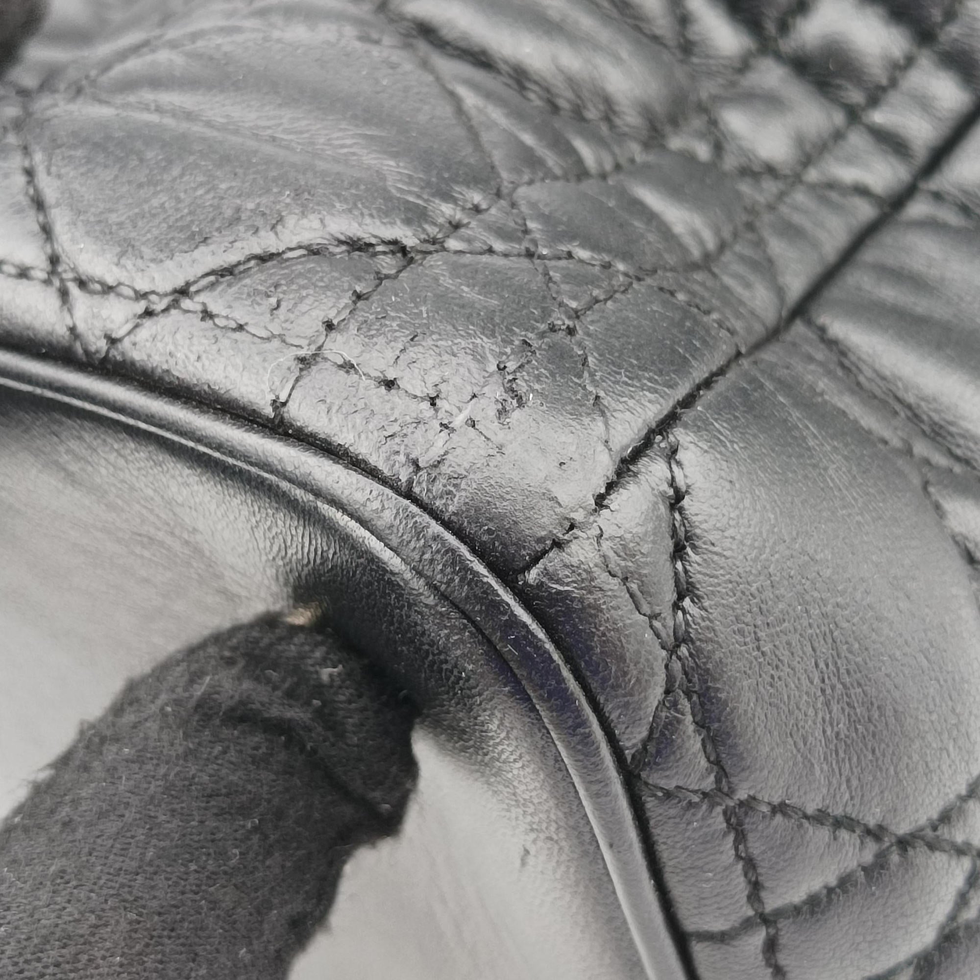 Lady Dior Black lambskin 26-MA-0120レディディオール ブラック ラムスキン 26-MA-0120