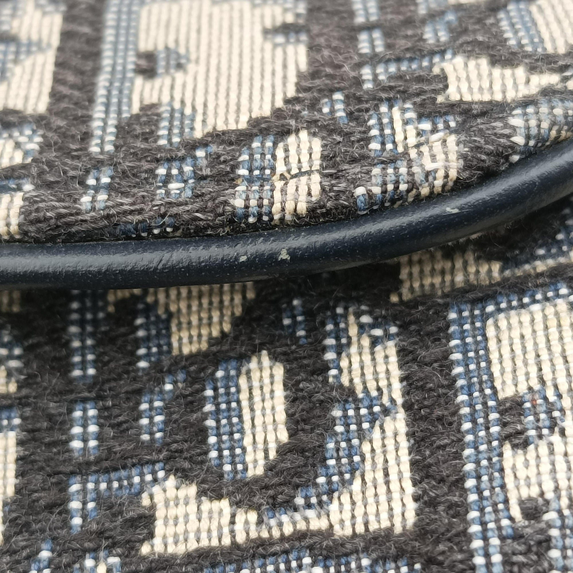 Saddle Navy Jacquard 05-RU-0169サドル ブルーブラック ジャガード 05-RU-0169