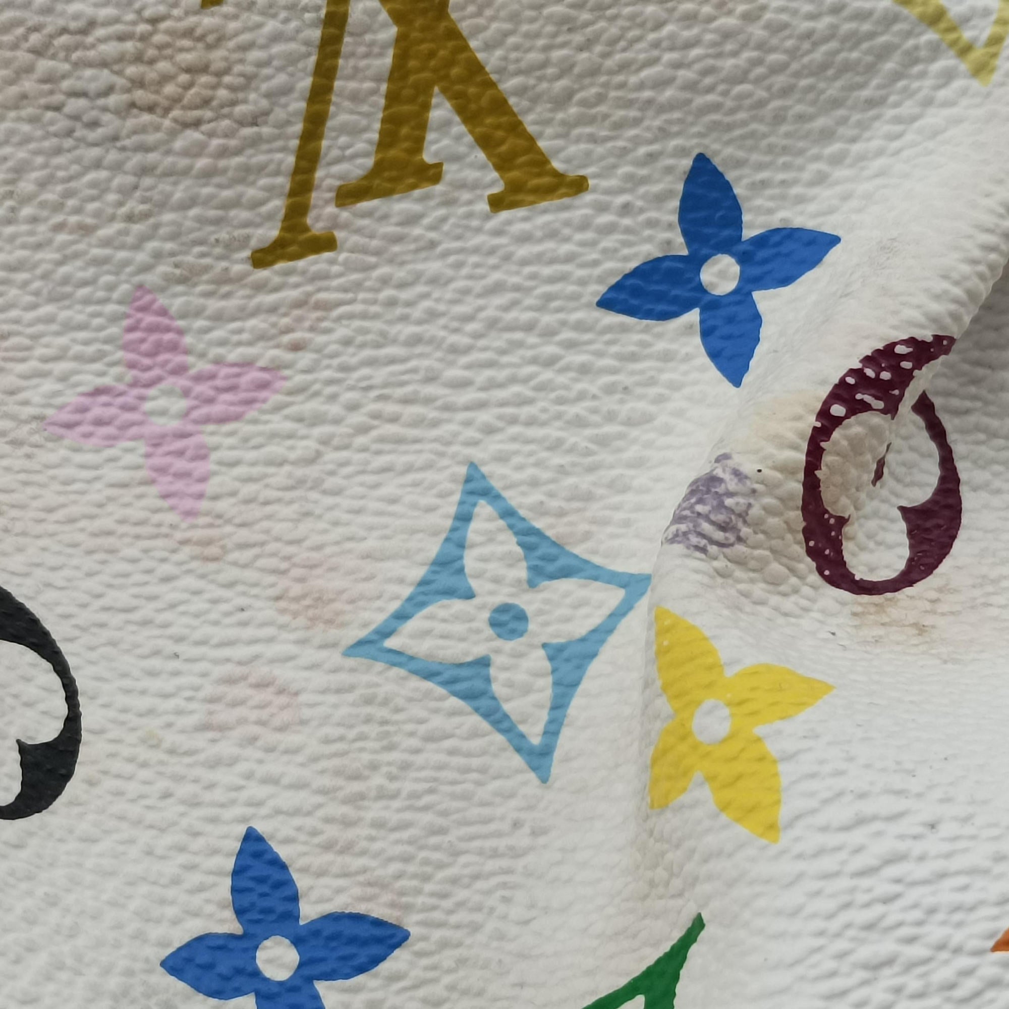 JUDY MM white Monogram Multicolor M40255 Lot number unknownジュディMM ブロン モノグラム マルチカラー M40255 製番不明