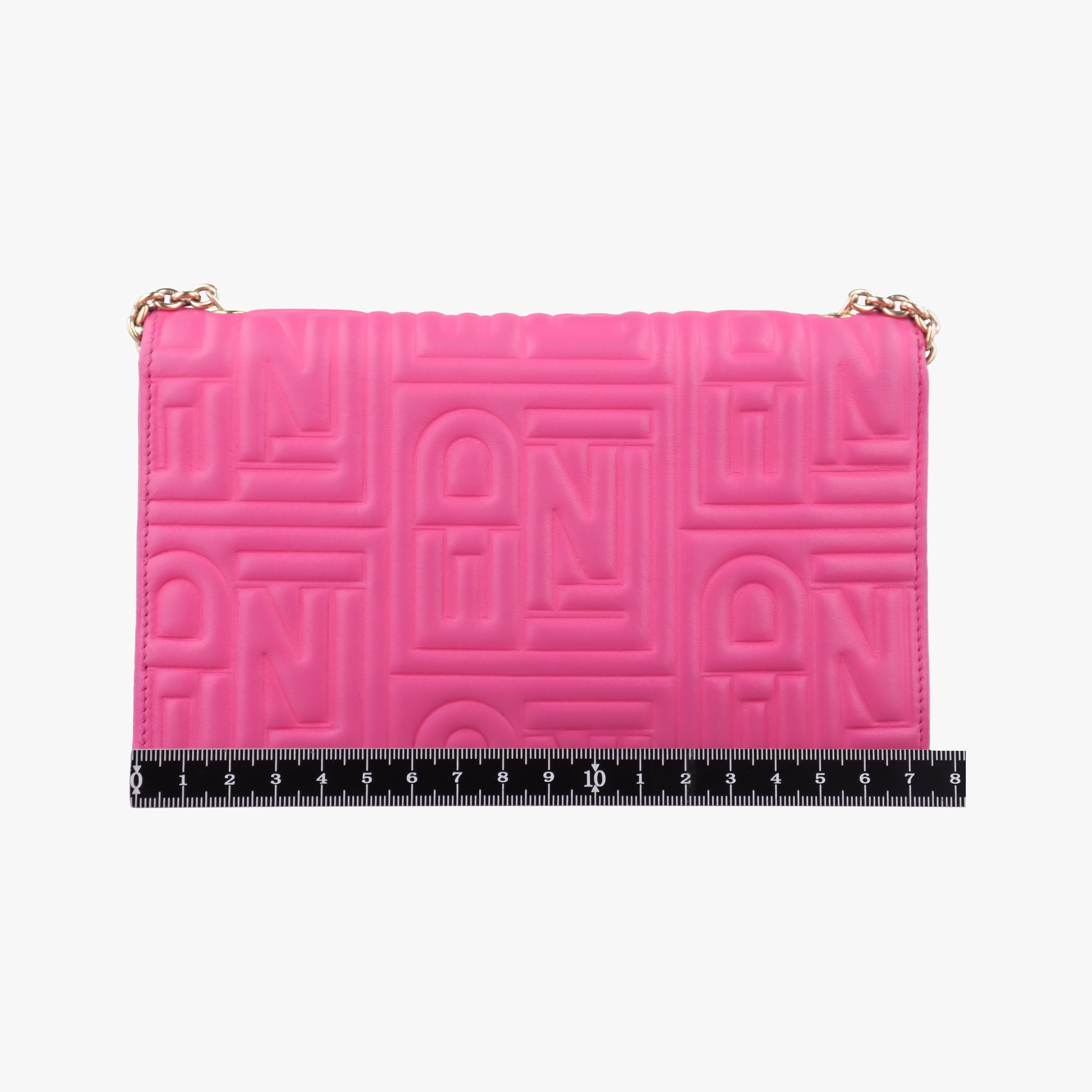 Embossed Logo Rose Leather 8M0219 2401-8M0219-YMY-089エンボス ロゴ ローズ レッド レザー 8M0219 2401-8M0219-YMY-089