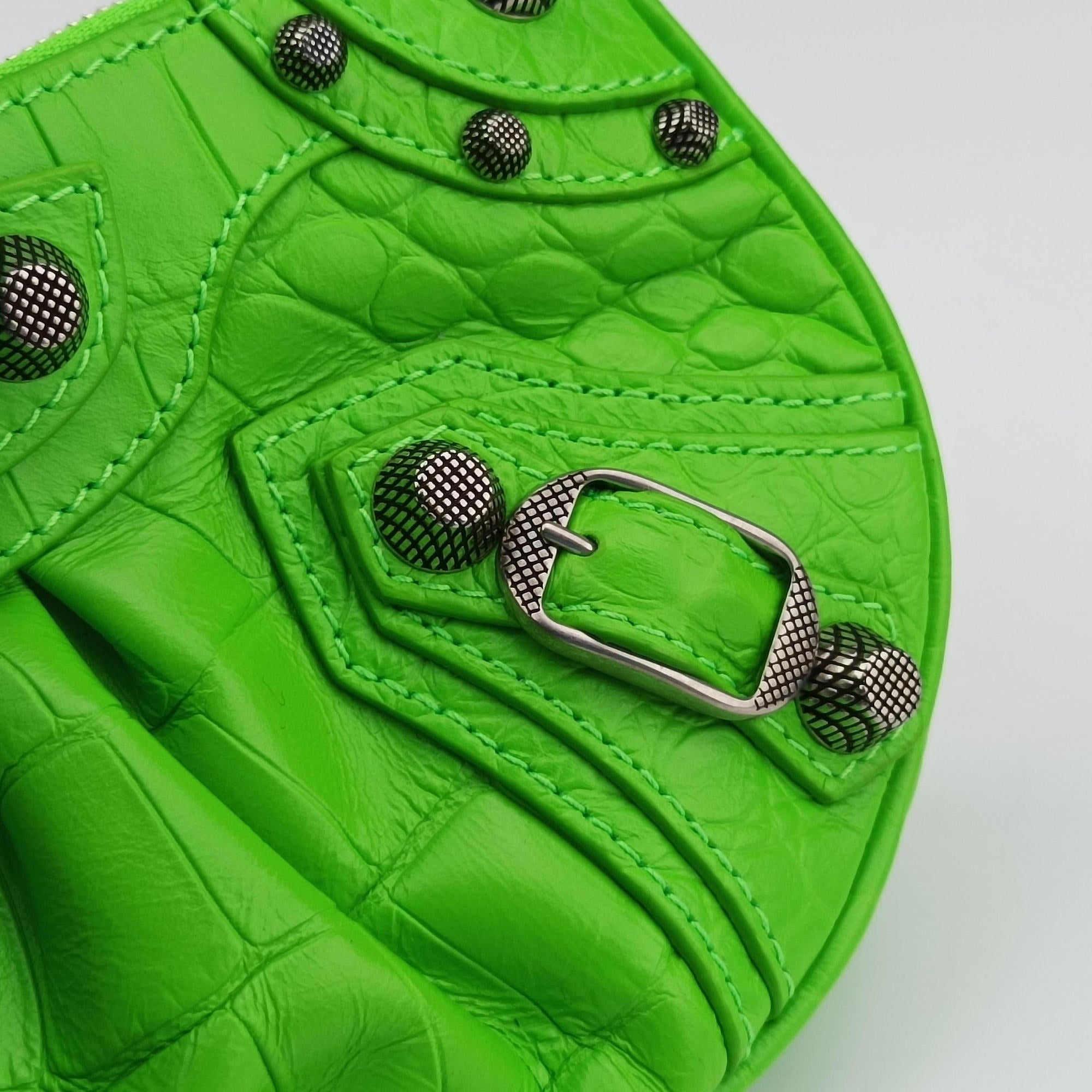 Le Cagole Green lambskin 695814.3817.Q.000959ルカゴール グリーン ラムスキン 695814.3817.Q.000959