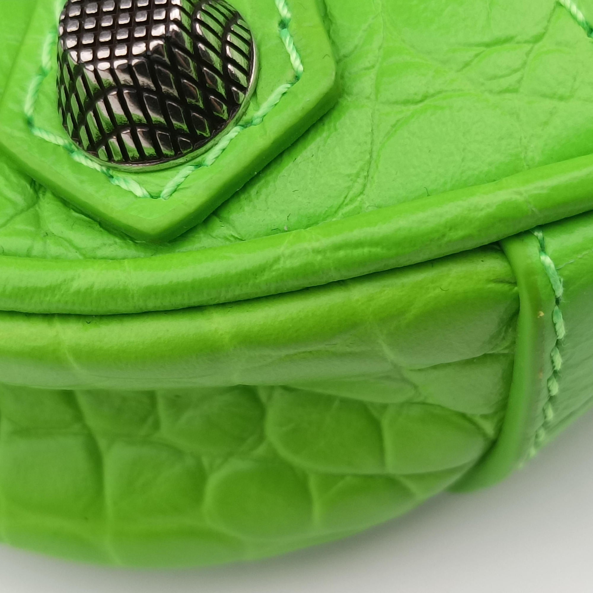 Le Cagole Green lambskin 695814.3817.Q.000959ルカゴール グリーン ラムスキン 695814.3817.Q.000959