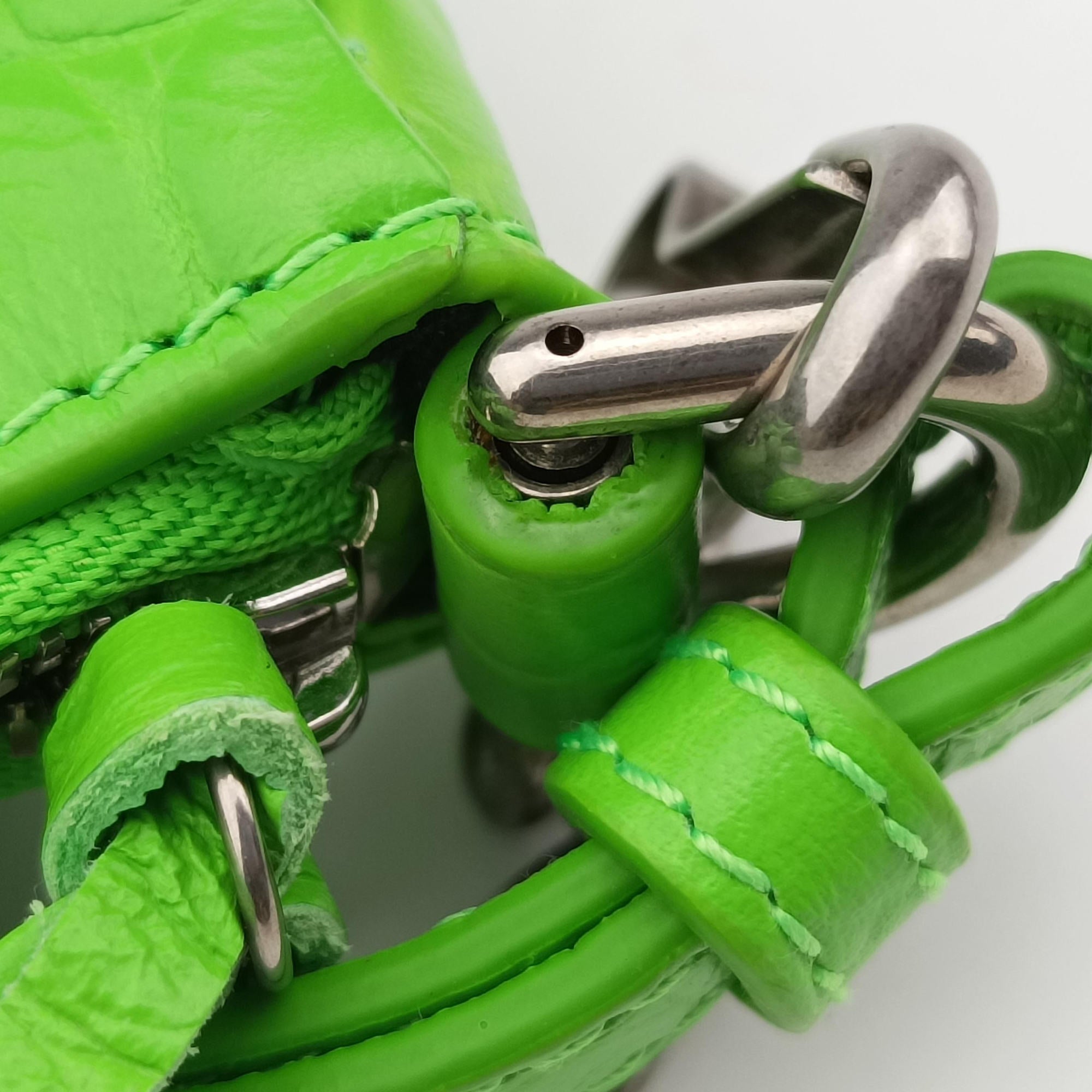 Le Cagole Green lambskin 695814.3817.Q.000959ルカゴール グリーン ラムスキン 695814.3817.Q.000959