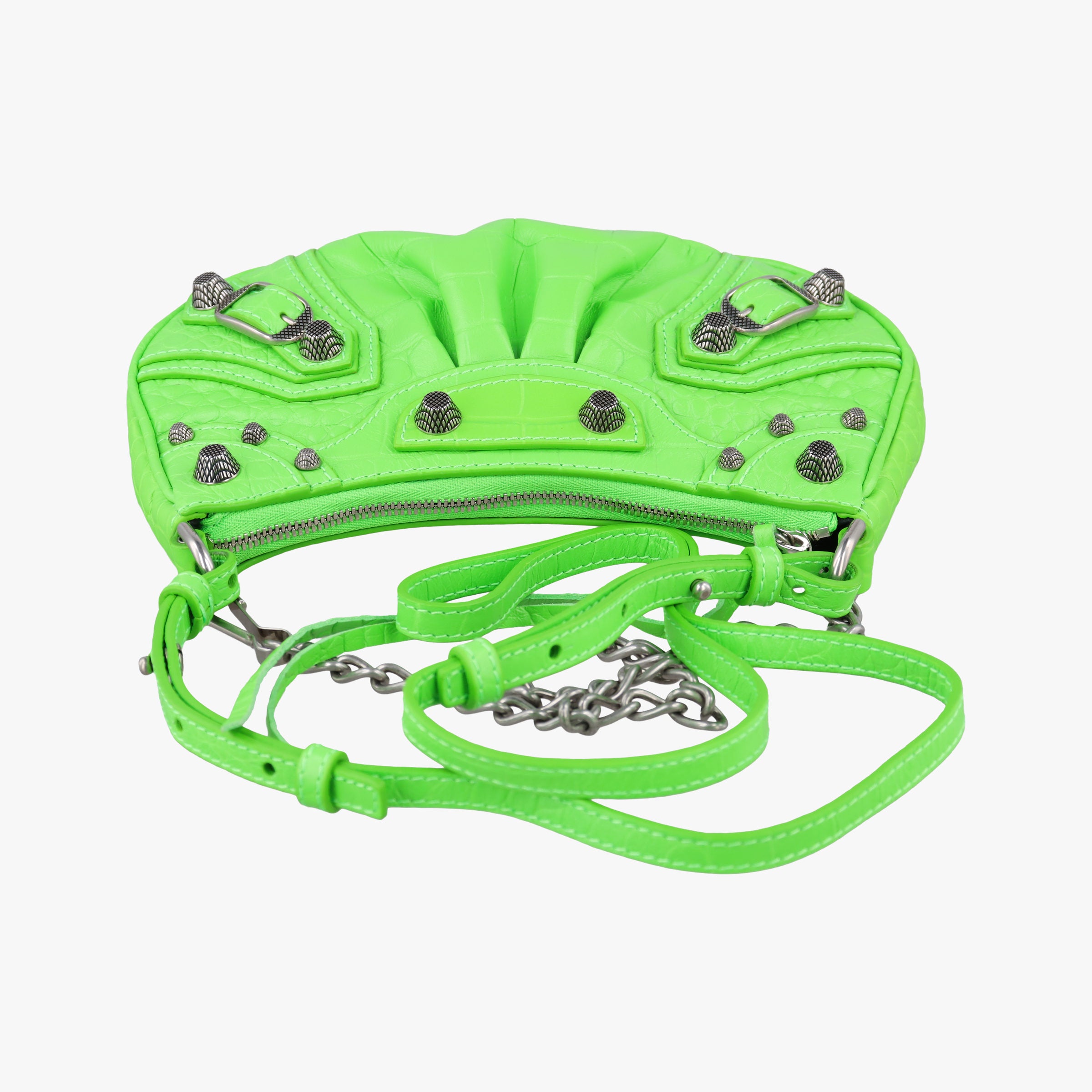 Le Cagole Green lambskin 695814.3817.Q.000959ルカゴール グリーン ラムスキン 695814.3817.Q.000959
