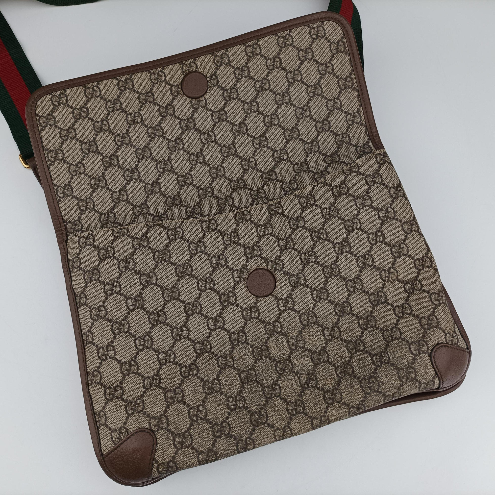 NEO VINTAGE GG Supreme Beige×red×green PVC coated canvas 495654 G027450940ネオ ヴィンテージ GGスプリーム ベージュ×レッド×グリーン PVCコーティングキャンバス 495654 G027450940