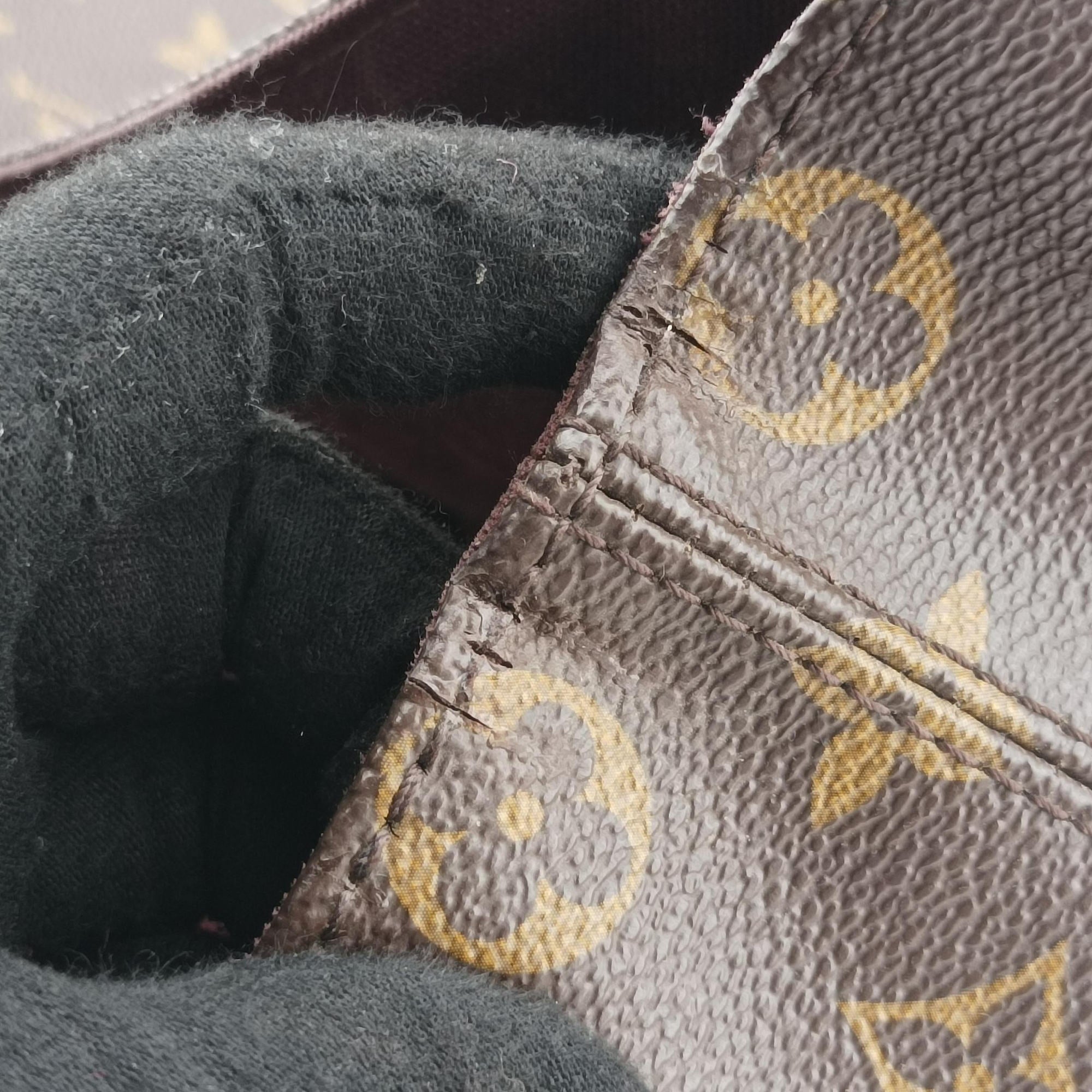 PALK Brown×black Monogram MACASSAR×calf leather M40637 SR2185パルク モノグラム/ブラウン×ブラック モノグラム マカサー×カーフレザー M40637 SR2185