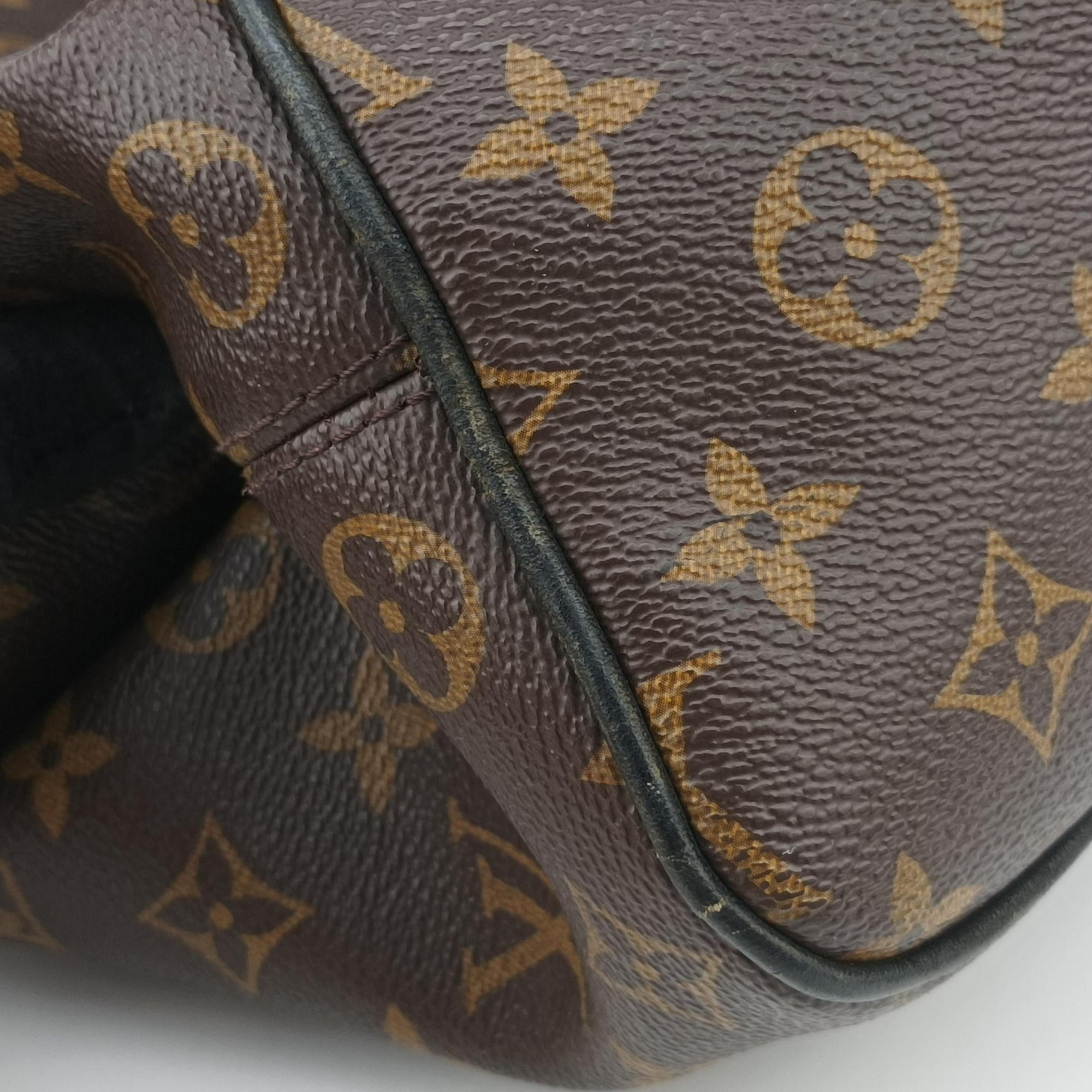 PALK Brown×black Monogram MACASSAR×calf leather M40637 SR2185パルク モノグラム/ブラウン×ブラック モノグラム マカサー×カーフレザー M40637 SR2185