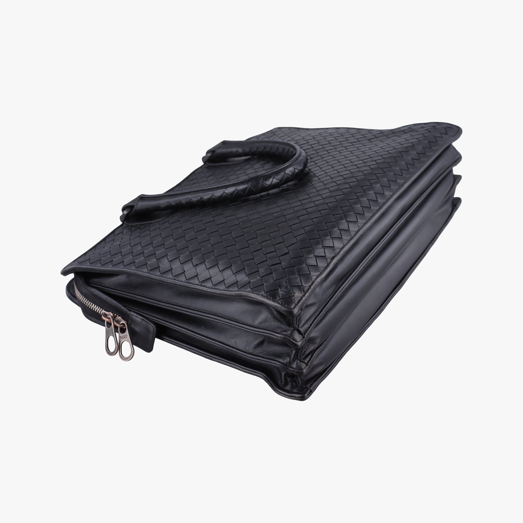 Intrecciato Black lambskin B03022448Uイントレチャート ブラック ラムスキン B03022448U