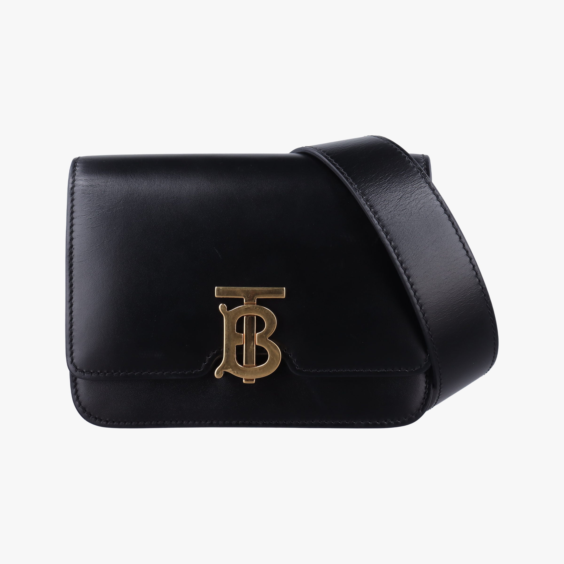 TB logo Black Leather ITALSRL239CALTBロゴ ブラック レザー ITALSRL239CAL