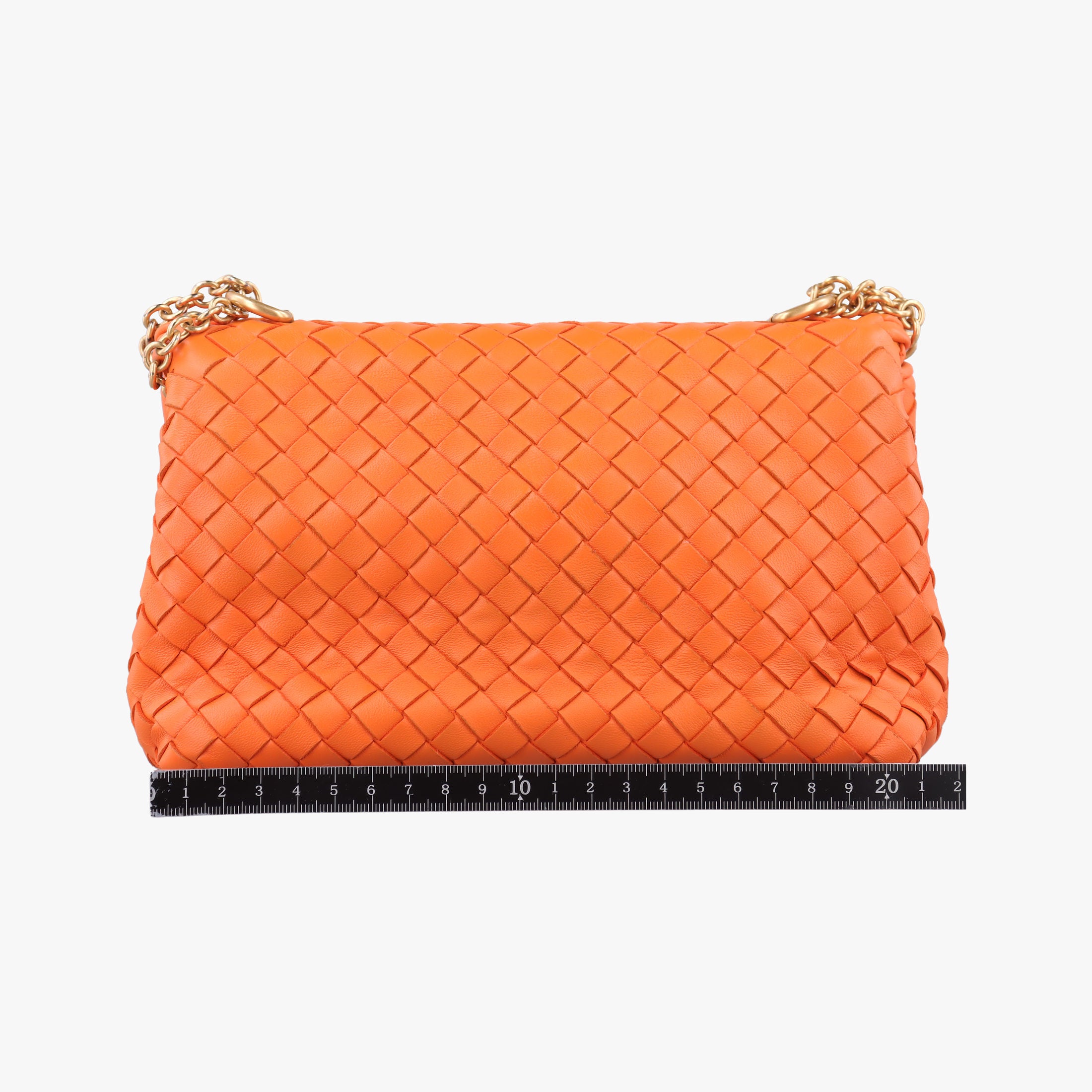 Intrecciato Olimpia Orange lambskin B08467521Iイントレチャート オリンピア オレンジ ラムスキン B08467521I