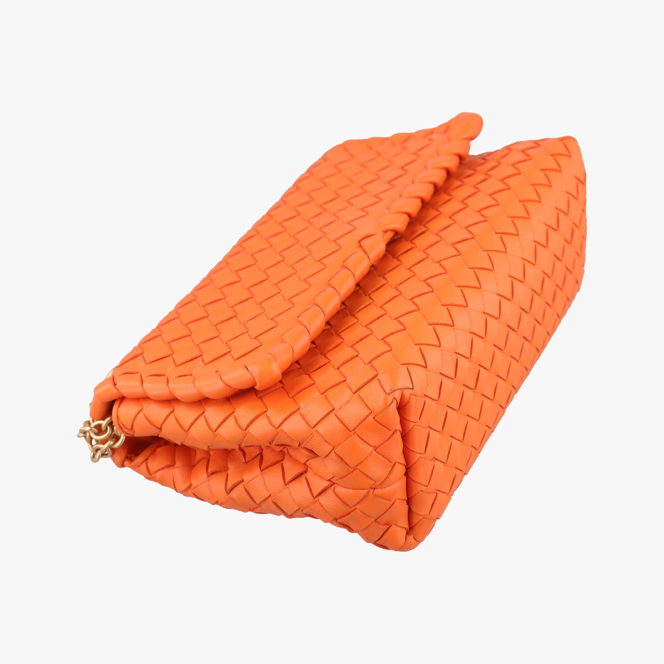 Intrecciato Olimpia Orange lambskin B08467521Iイントレチャート オリンピア オレンジ ラムスキン B08467521I