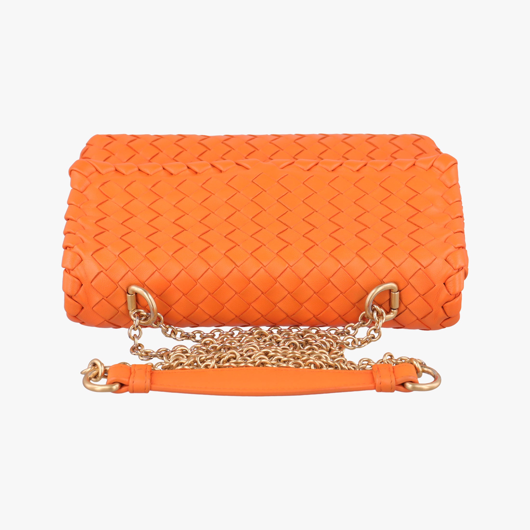 Intrecciato Olimpia Orange lambskin B08467521Iイントレチャート オリンピア オレンジ ラムスキン B08467521I