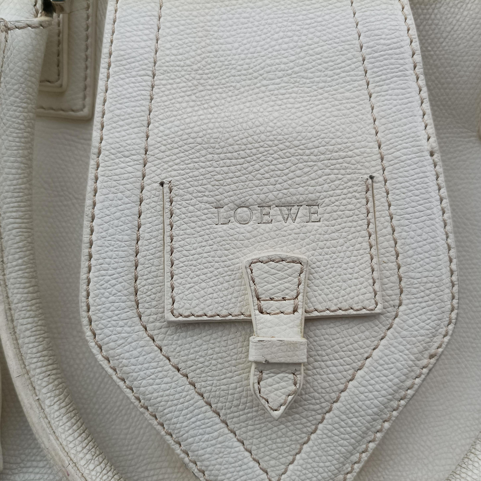 Senda White Leather センダ ホワイト レザー