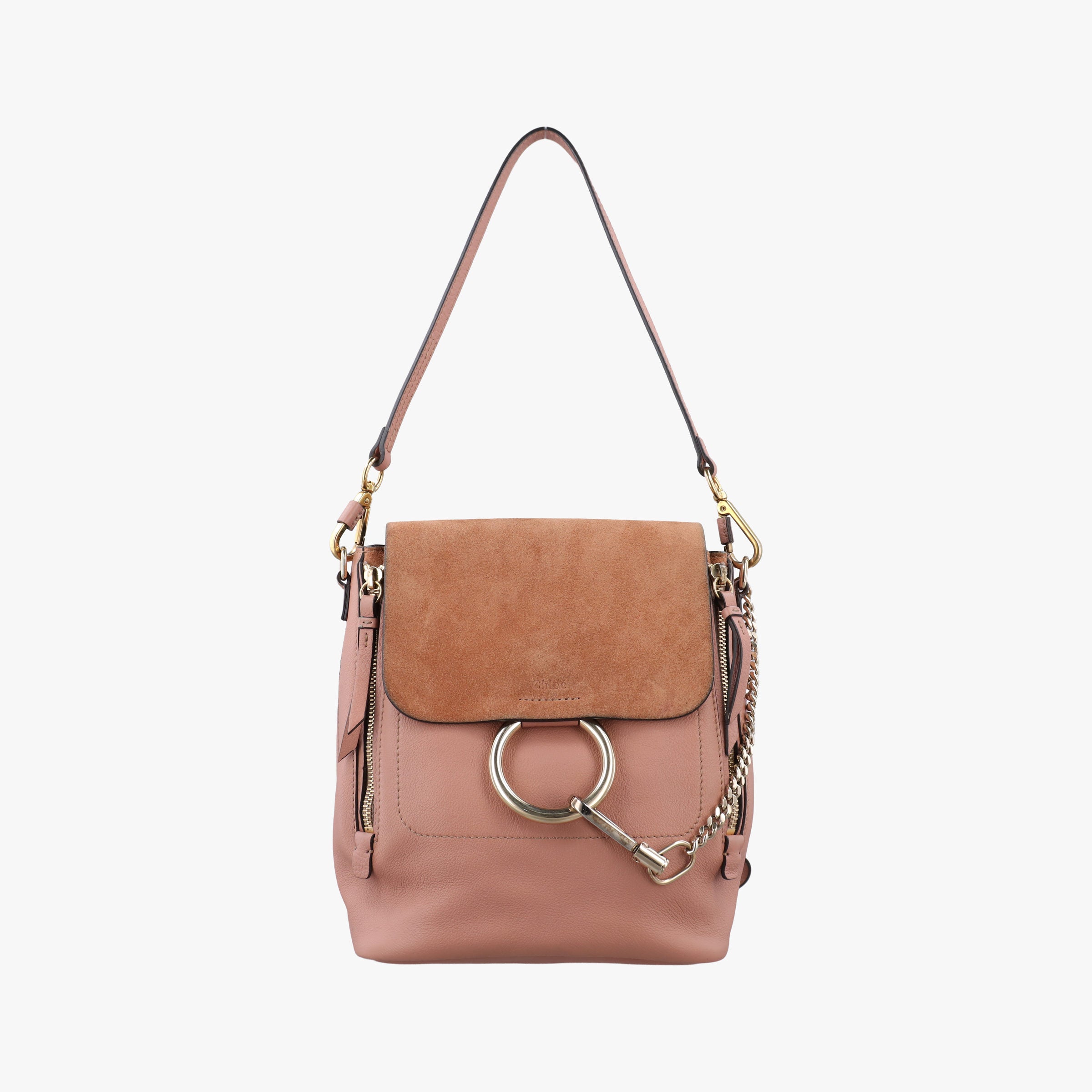 FAYE mini Brown Suede × leather 01185765~9フェイ ミニ ブラウン スエード×レザー 01185765~9