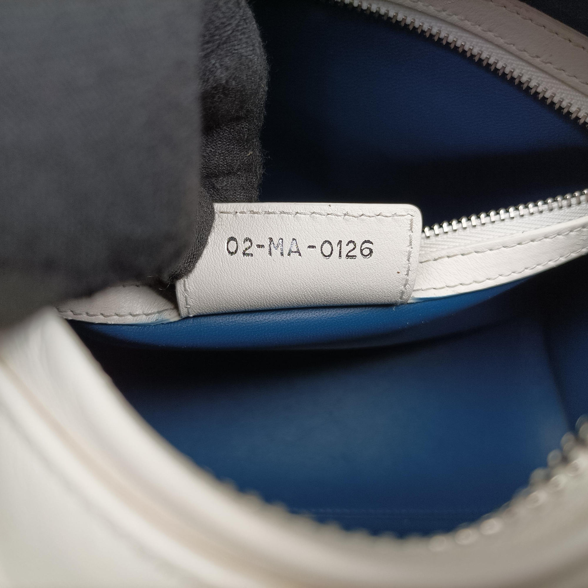 Lady Dior White leather 02-MA-0126レディ ディオール ホワイト レザー 02-MA-0126