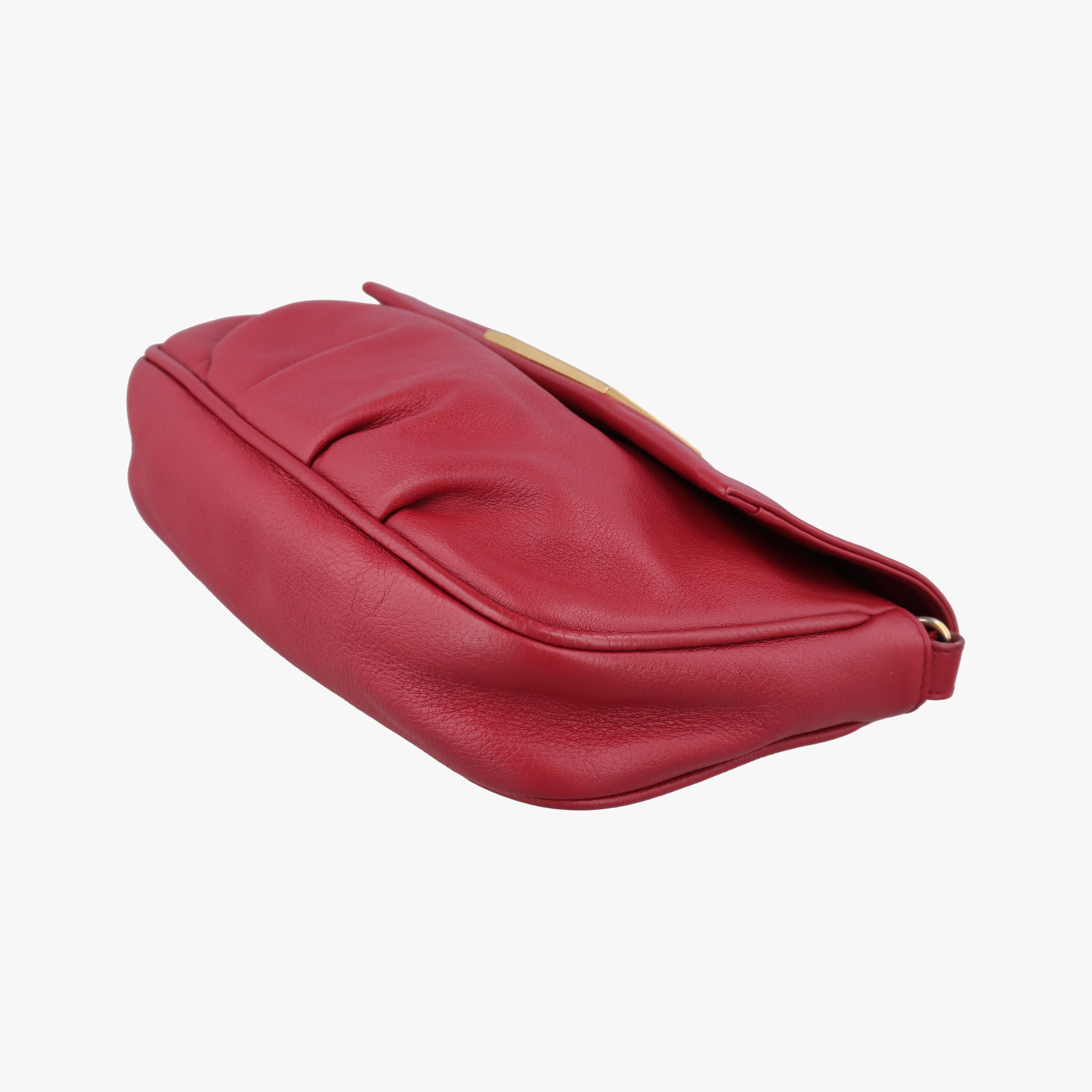 Fendista Pochette Red Leather 8M0276 8M0276-ANG-129-2566フェンディスタ ポシェット レッド レザー 8M0276 8M0276-ANG-129-2566