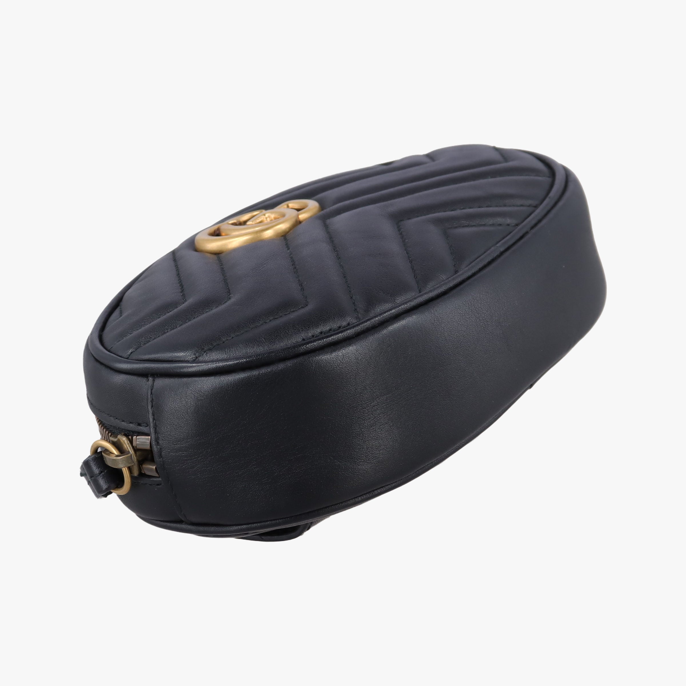 GG Marmont Black Leather 476434 D025024760GGマーモント ブラック レザー 476434 D025024760
