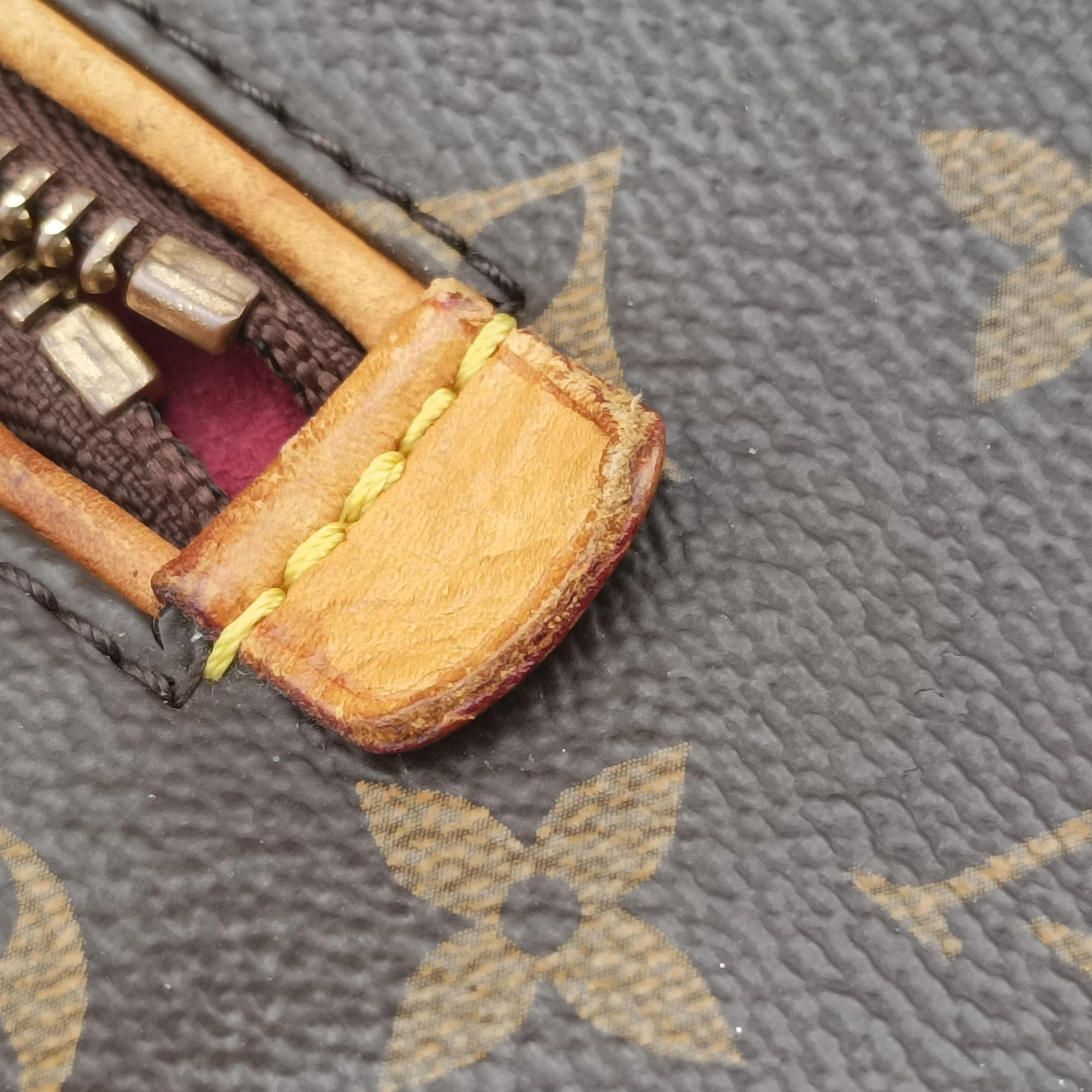 OLYMPE Brown×Rouge Monogram Canvas×calf leather M40732 SP0184オランプ モノグラム/ブラウン×ルージュ モノグラムキャンバス×カーフレザー M40732 SP0184