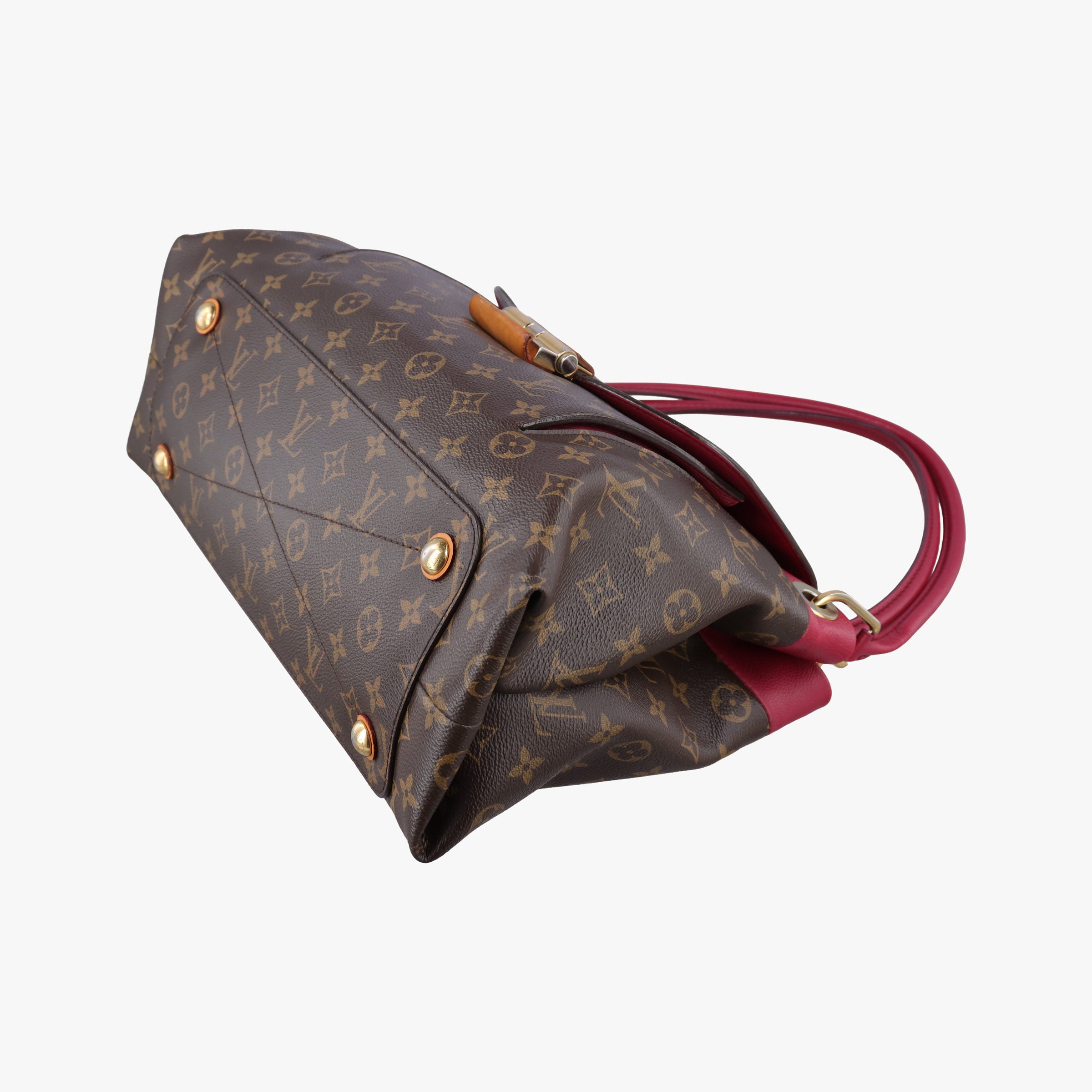OLYMPE Brown×Rouge Monogram Canvas×calf leather M40732 SP0184オランプ モノグラム/ブラウン×ルージュ モノグラムキャンバス×カーフレザー M40732 SP0184