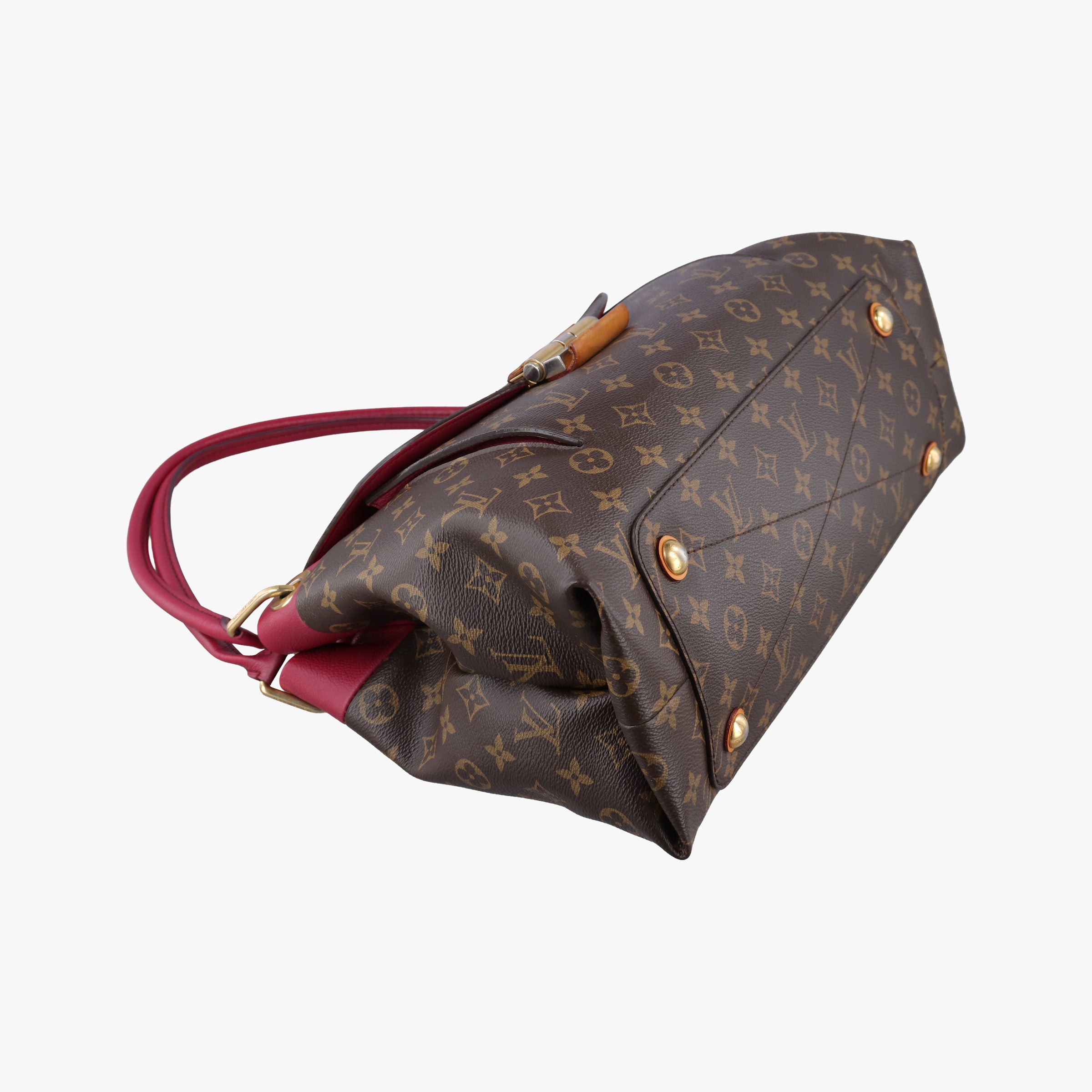 OLYMPE Brown×Rouge Monogram Canvas×calf leather M40732 SP0184オランプ モノグラム/ブラウン×ルージュ モノグラムキャンバス×カーフレザー M40732 SP0184