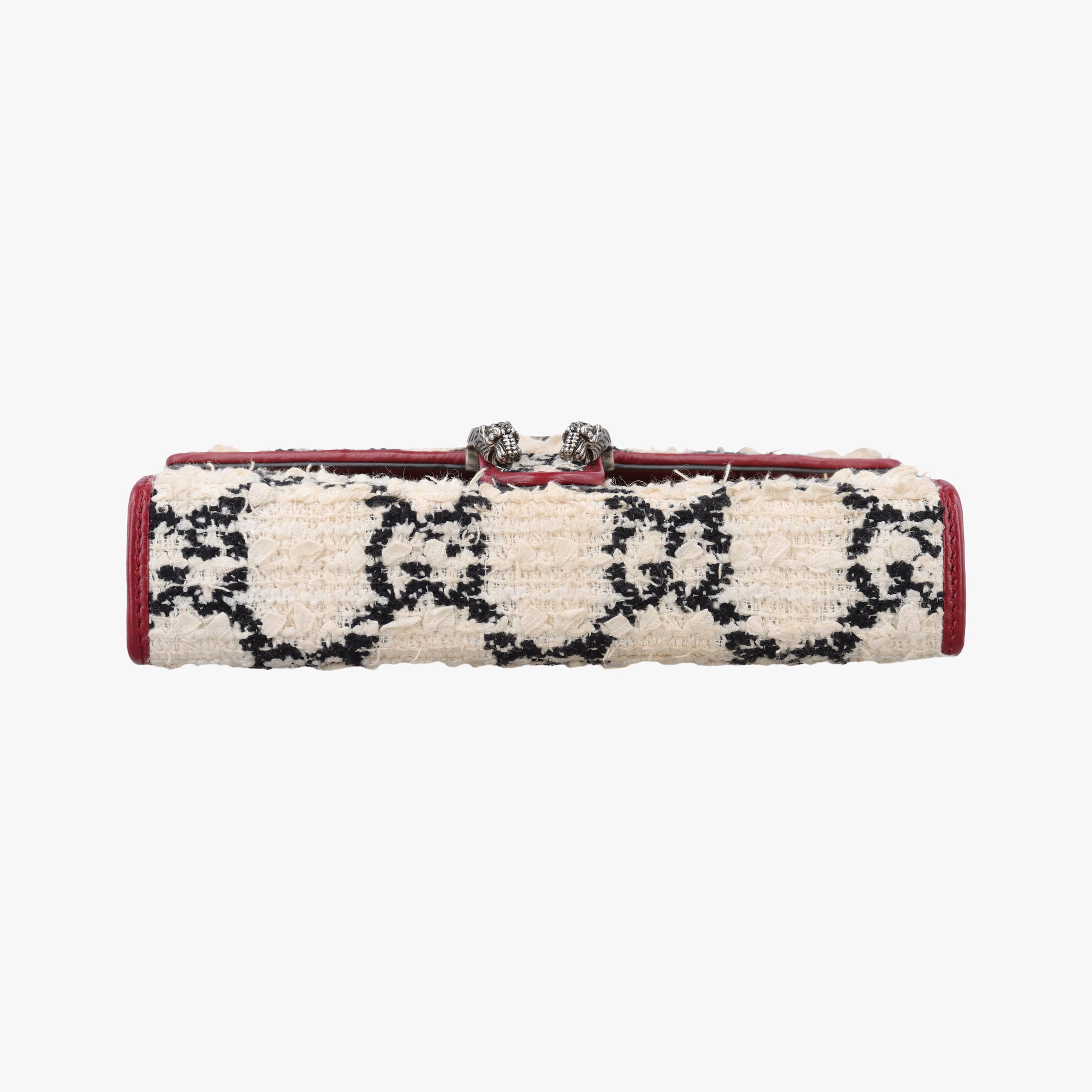 Dionysus Ivory × Red × Black Tweed×Leather 401231 ディオニュソス アイボリー × レッド × ブラック ツイード×レザー 401231