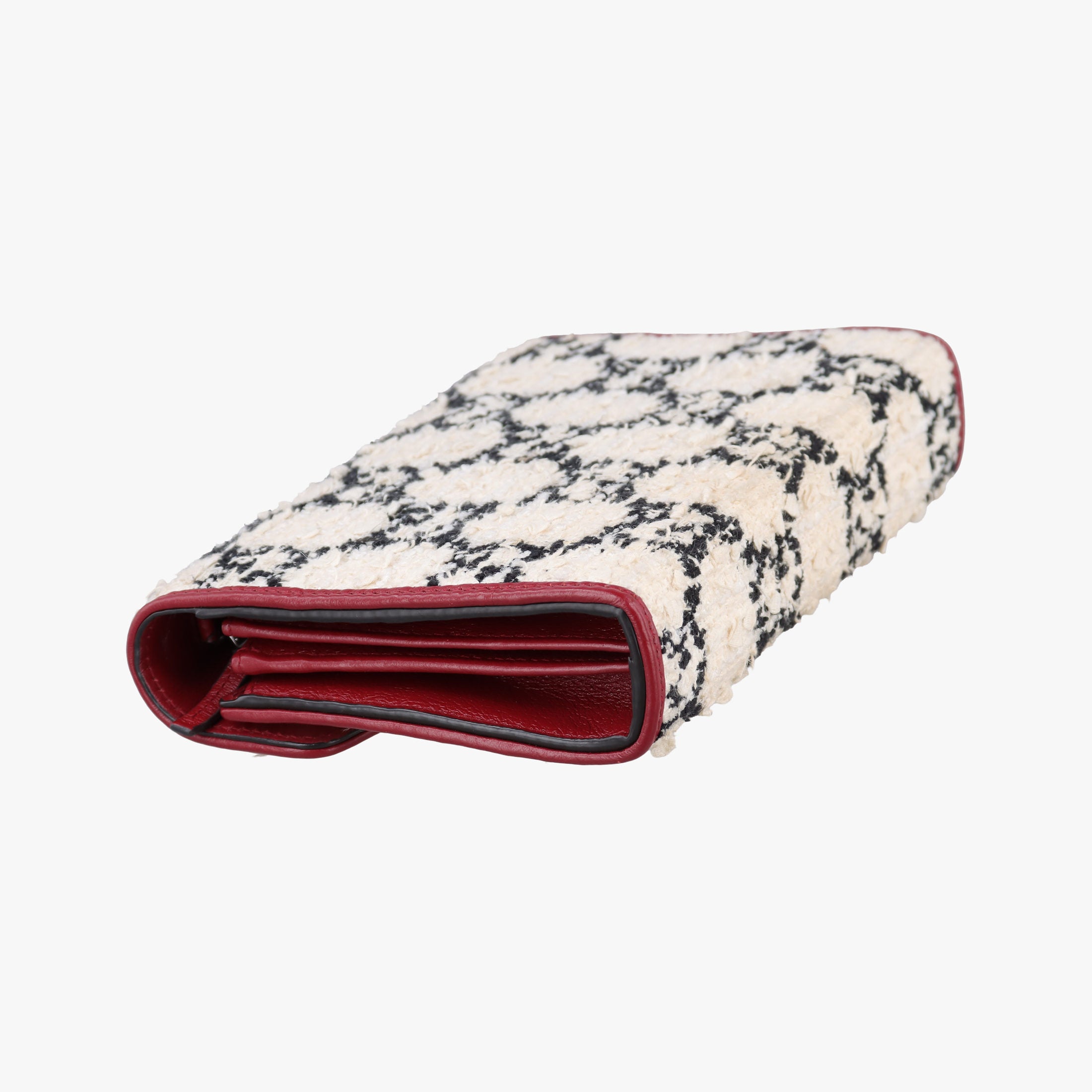 Dionysus Ivory × Red × Black Tweed×Leather 401231 ディオニュソス アイボリー × レッド × ブラック ツイード×レザー 401231