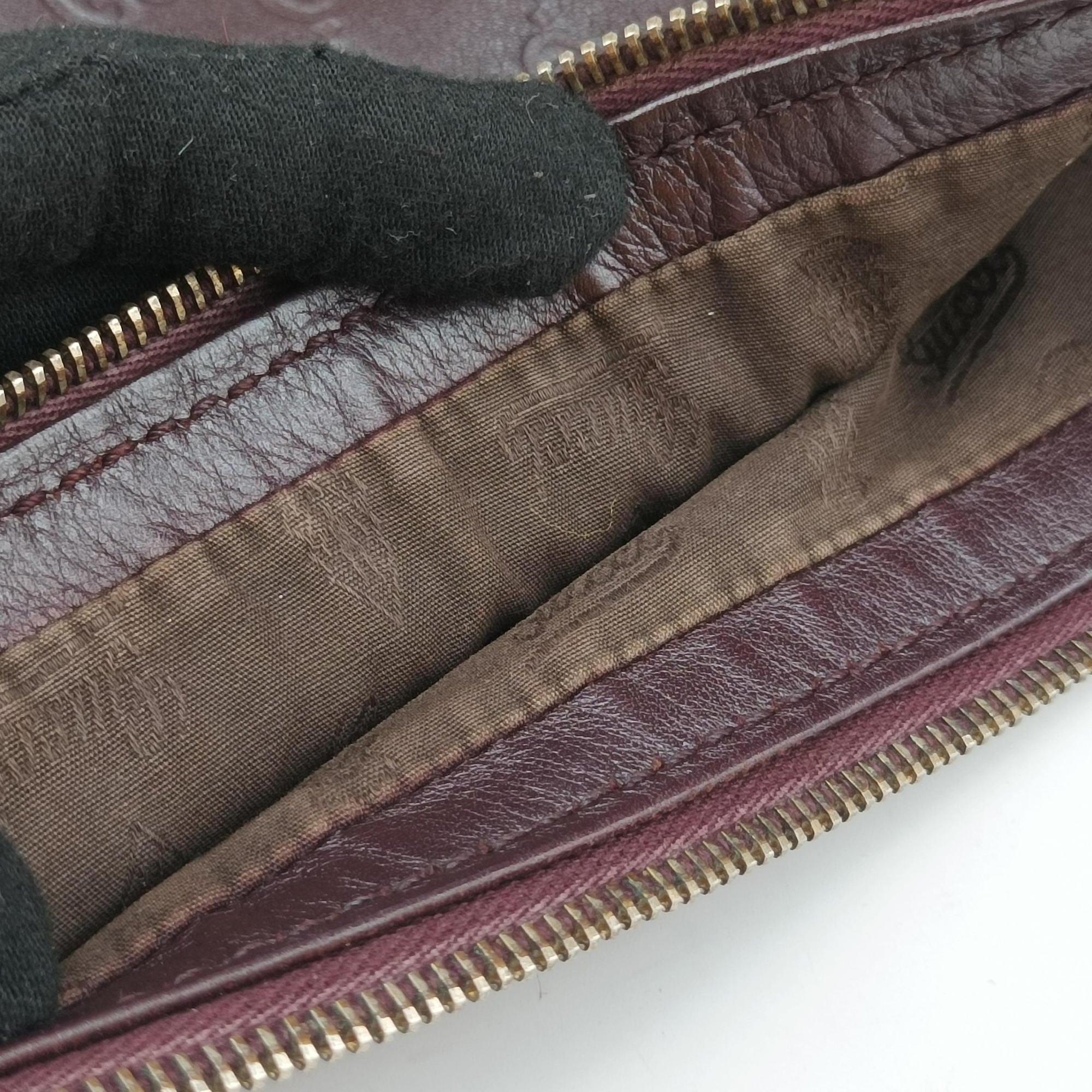 Hobo Guccissima Ebony Leather 211810 B7205061ホーボー グッチシマ エボニー レザー 211810 B7205061