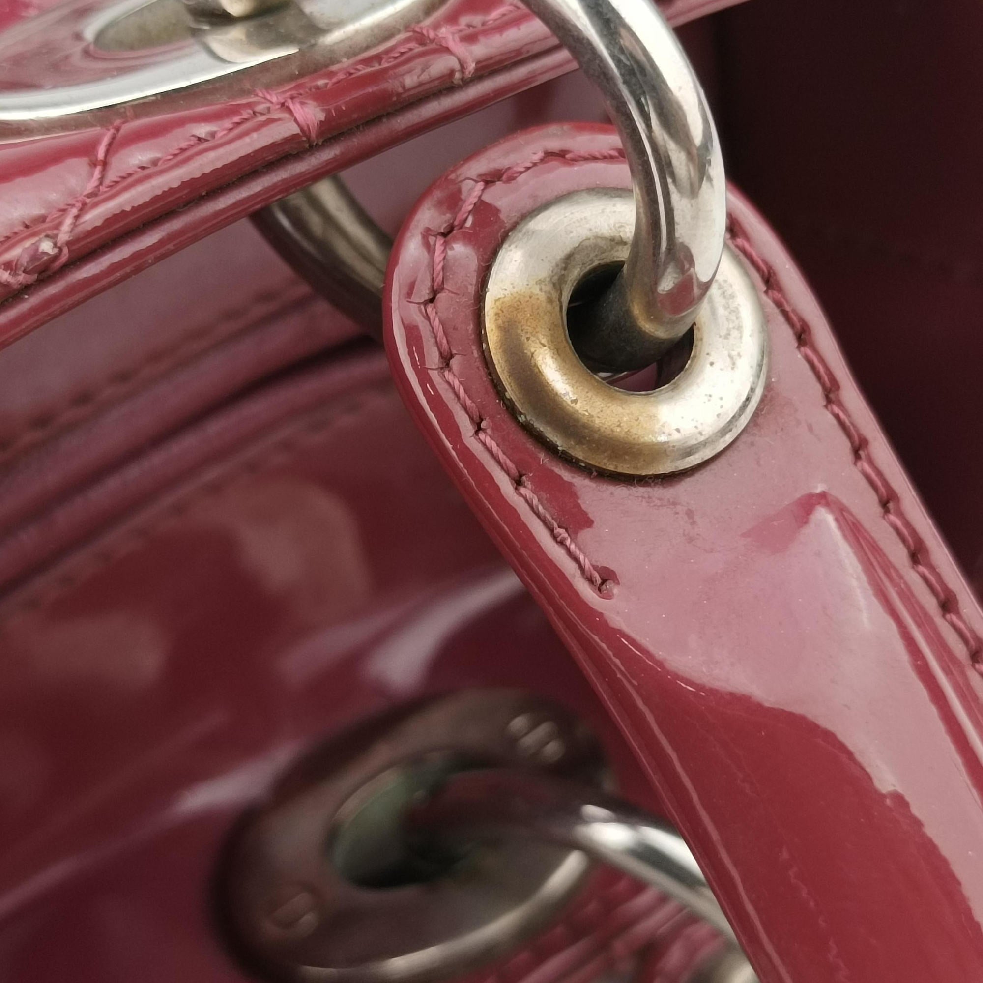 Lady Dior Purple patent 01-BO-0122 Bレディディオール パープル パテント 01-BO-0122 B