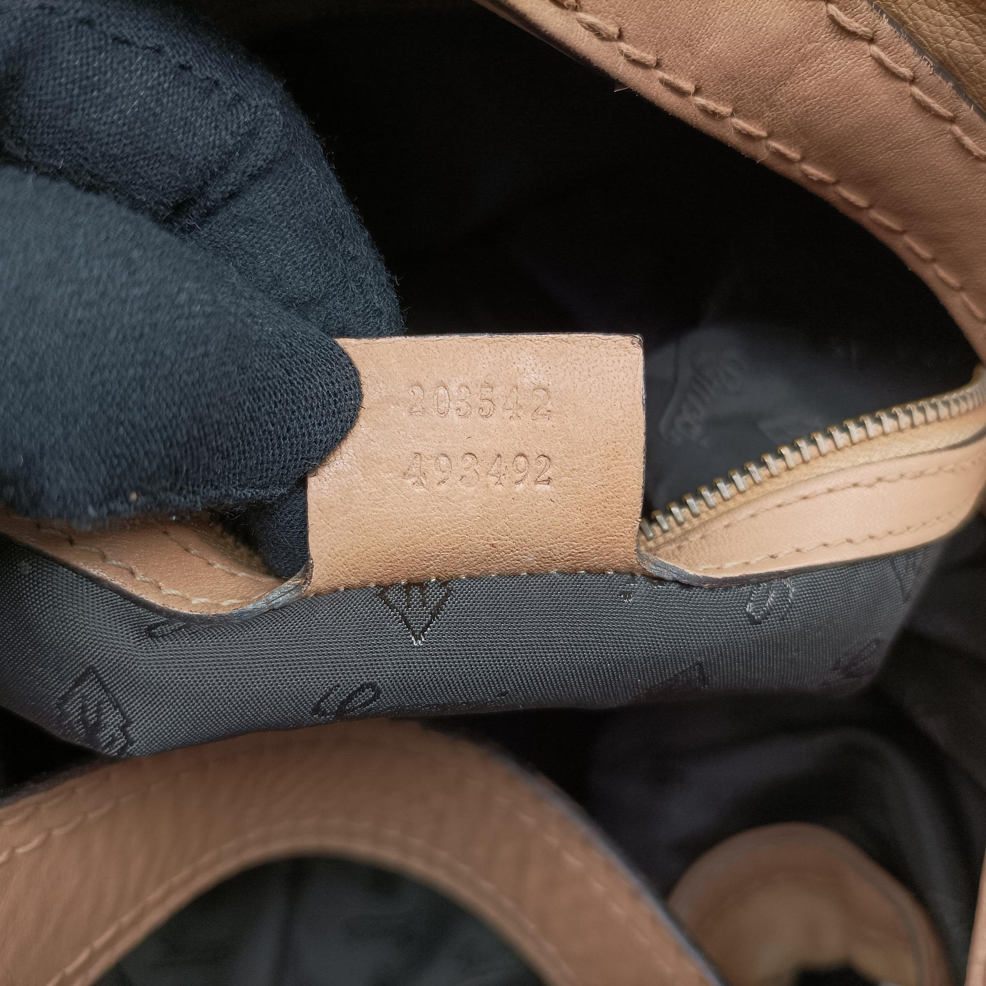 Jockey Hobo Brown leather 203542 F4160746ジョッキー ホーボー ブラウン レザー 203542 F4160746