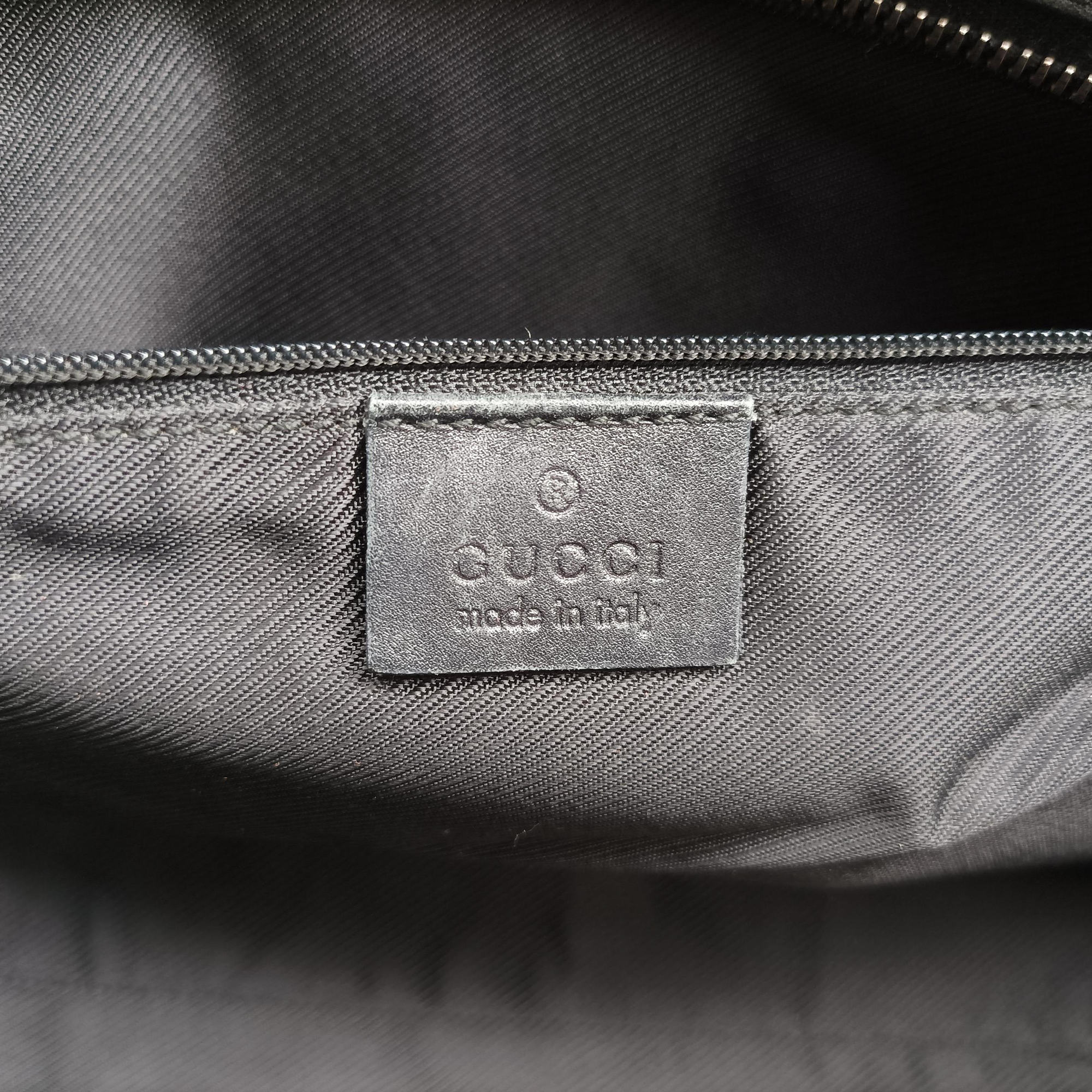 GG Canvas Black Jacquard Canvas × Calf Leather 002.11 GGキャンバス ブラック ジャガードキャンバス × レザー 002.11