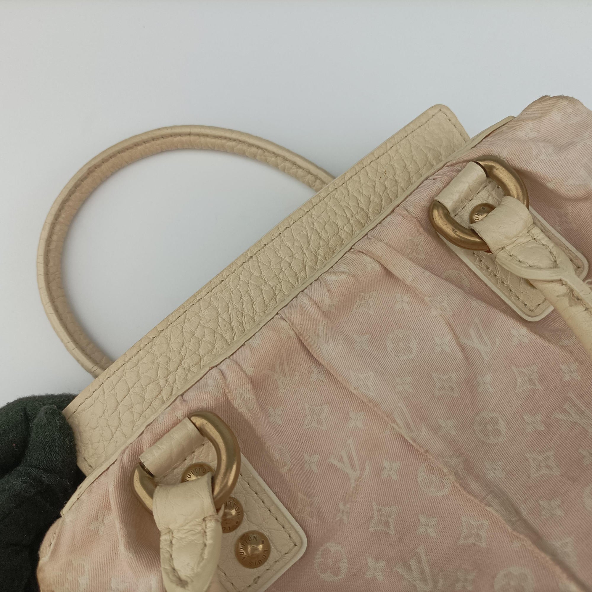 Trapeze PM RosePink Monogram Mini Lin Canvas × Leather M40062 TH1016トラペーズPM ローズピンク モノグラムミニランキャンバス × レザー M40062 TH1016