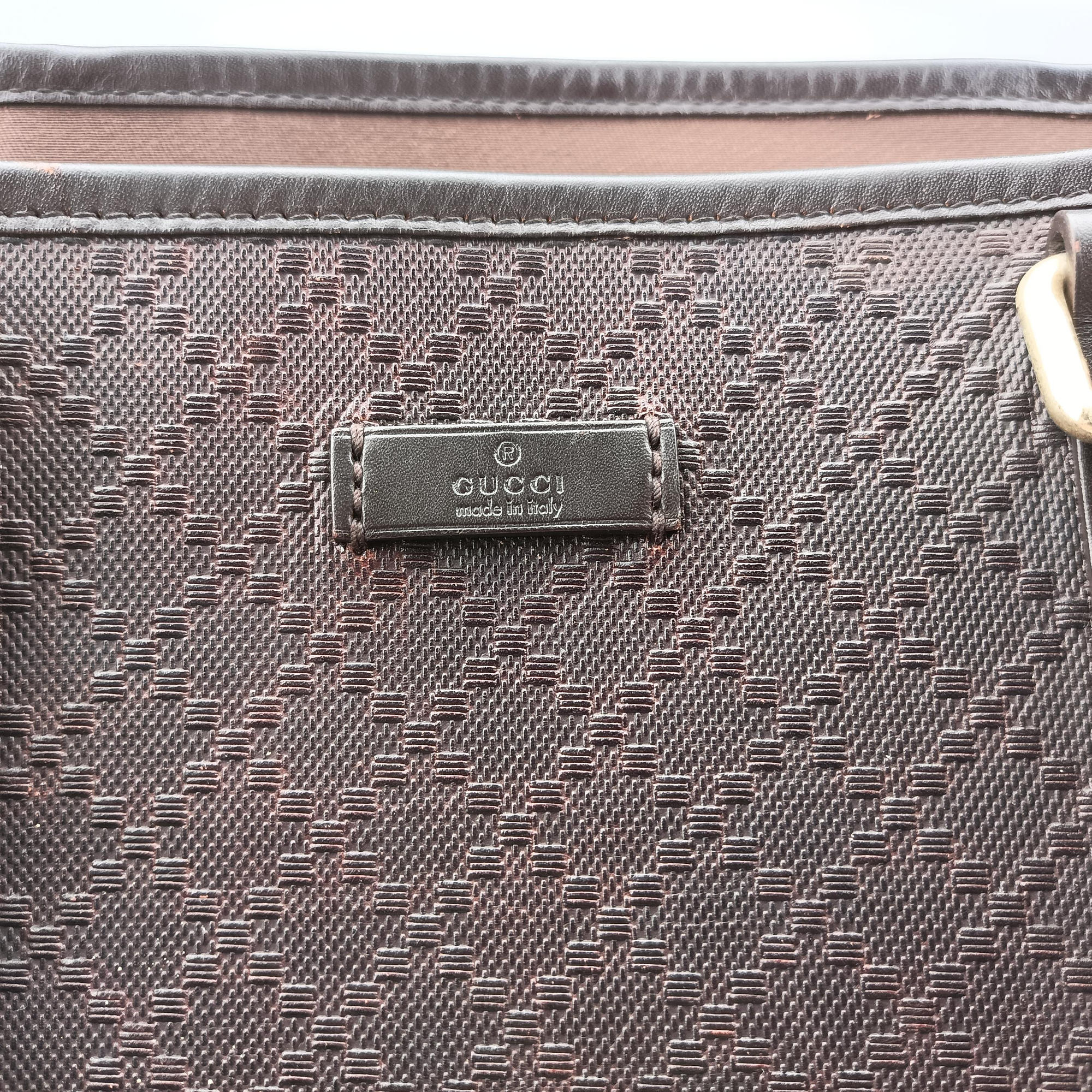 Diamante tote Brown leather 223668 C7695945ディアマンテ トート ブラウン レザー 223668 C7695945