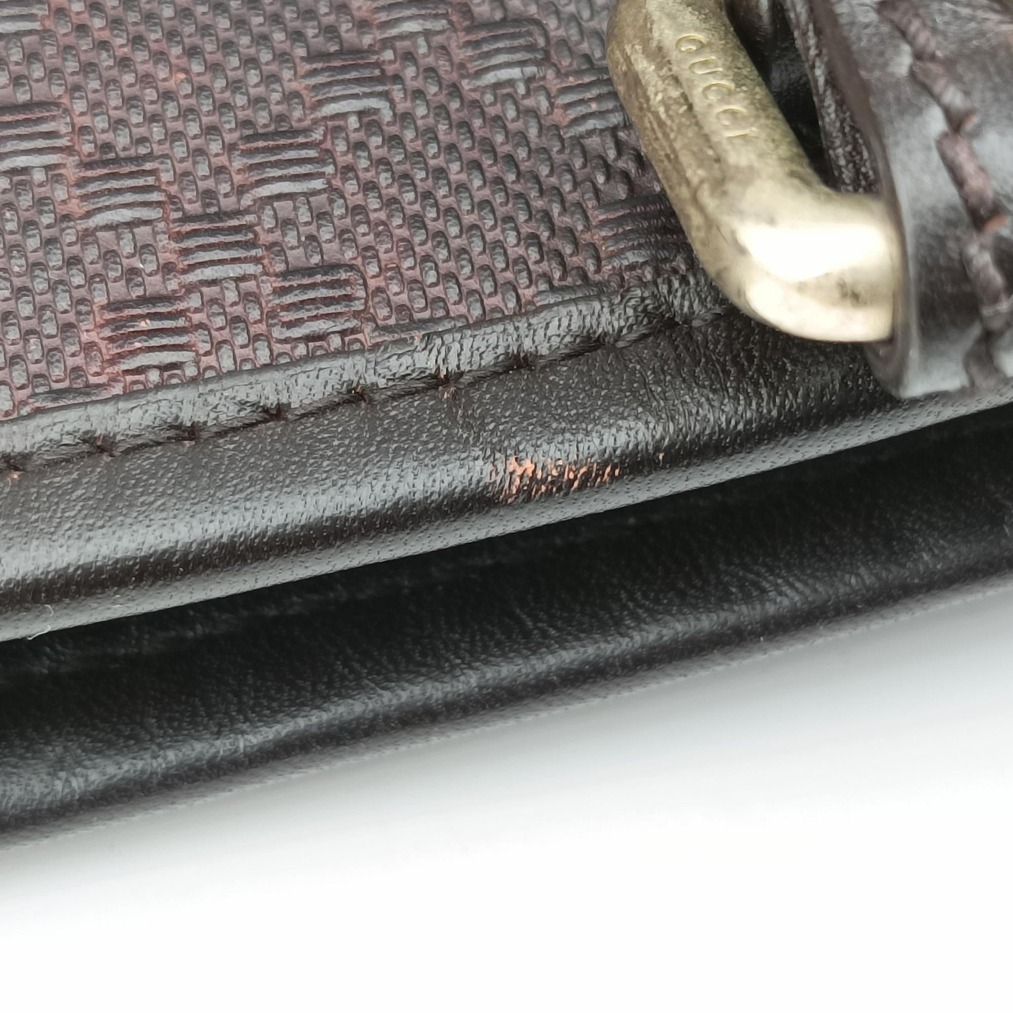 Diamante tote Brown leather 223668 C7695945ディアマンテ トート ブラウン レザー 223668 C7695945
