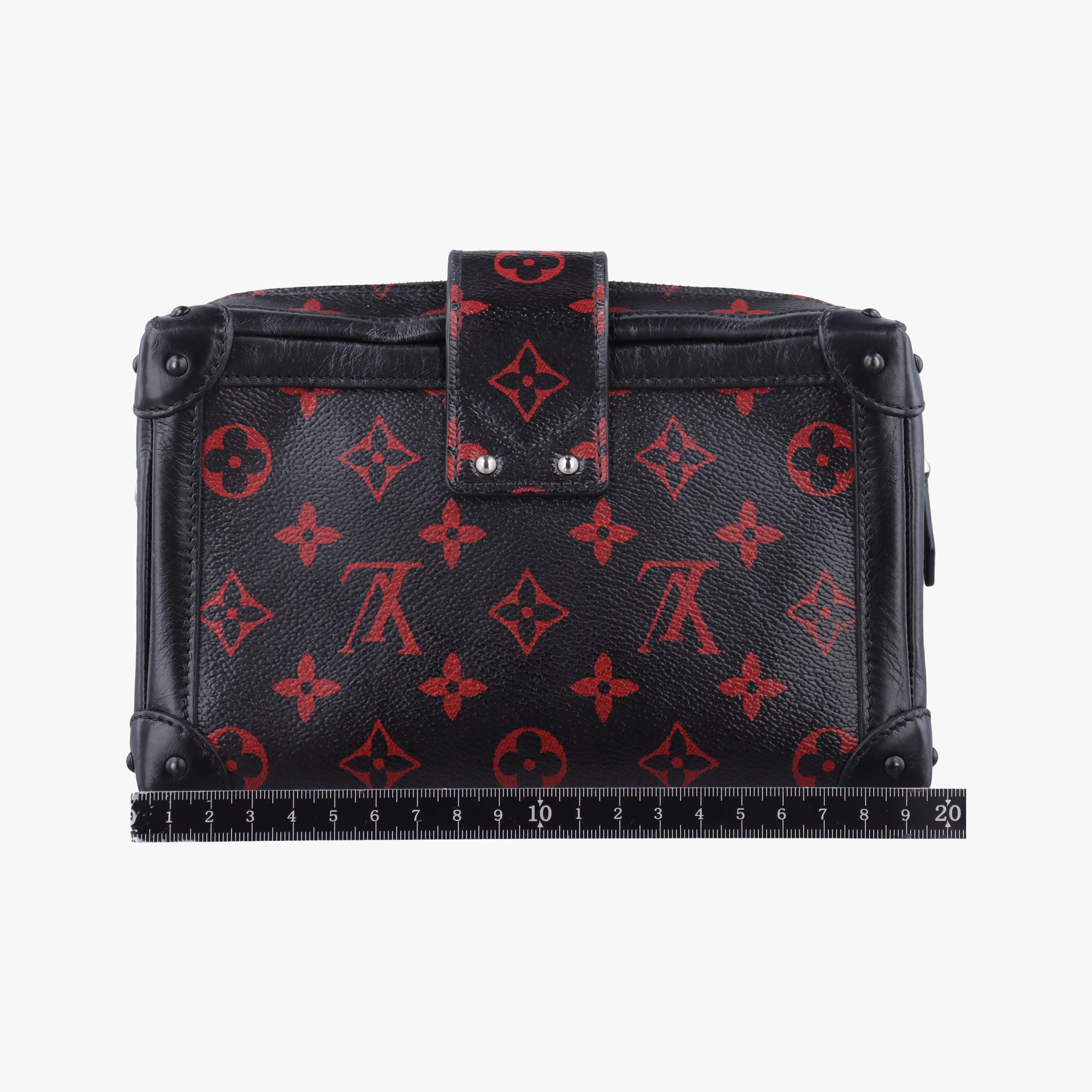 Petite Malle Black × Red Monogram Infrarouge Canvas × Leather M40273 FL0145プティット マル ブラック × レッド モノグラム・インフラルージュキャンバス×レザー M40273 FL0145